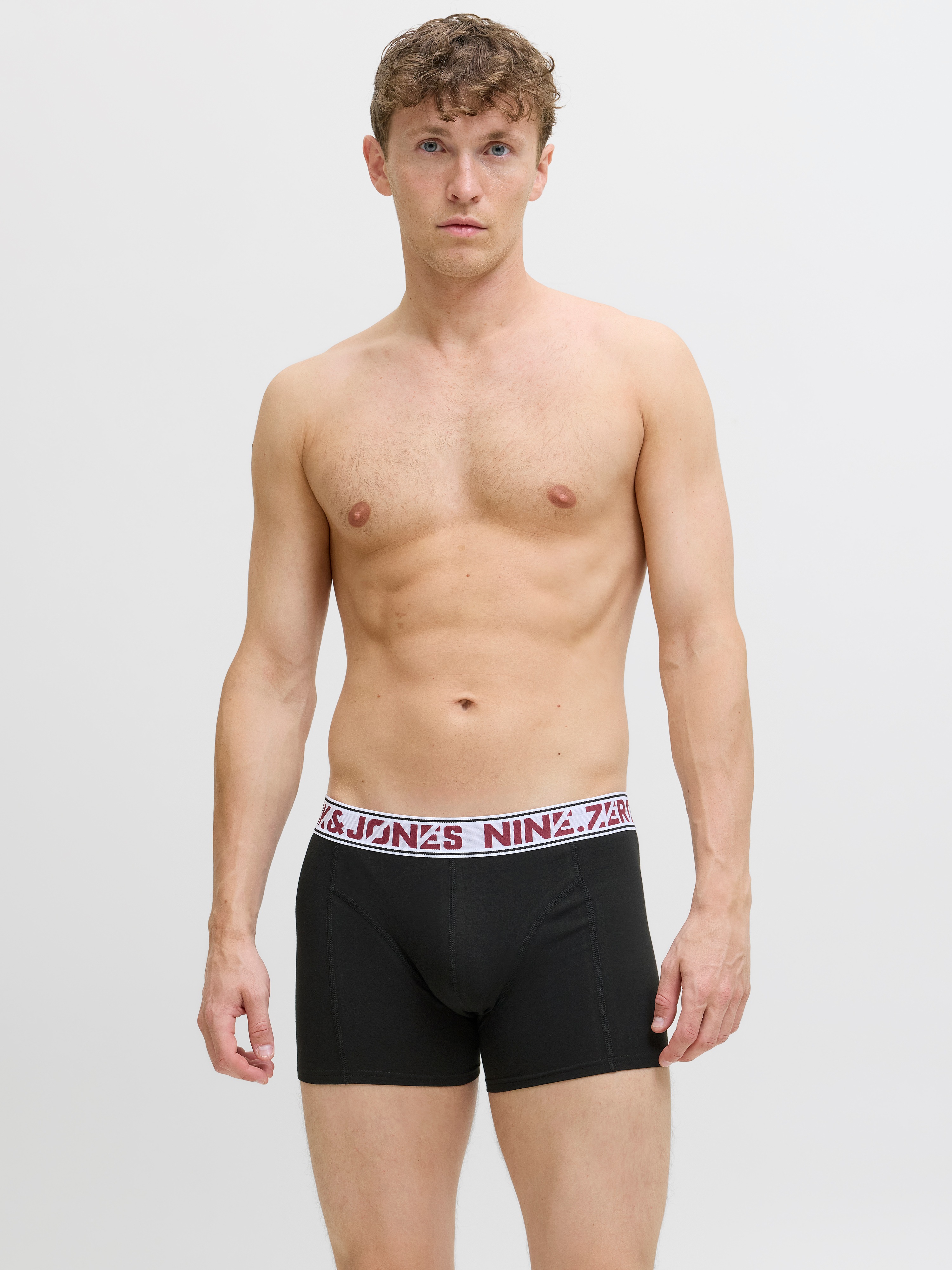Thumbnail - Jack & Jones Trunk "JACCOLTON SOLID TRUNKS 3 PACK SN" Packung, 3 Stk.