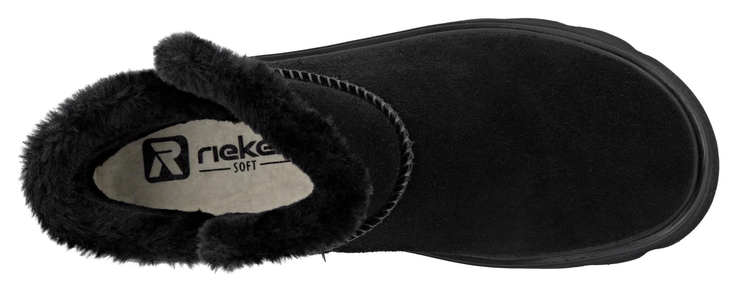 RIEKER Sport Winterboots, Plateaustiefel, Schlupfschuh mit Innenreißverschluss