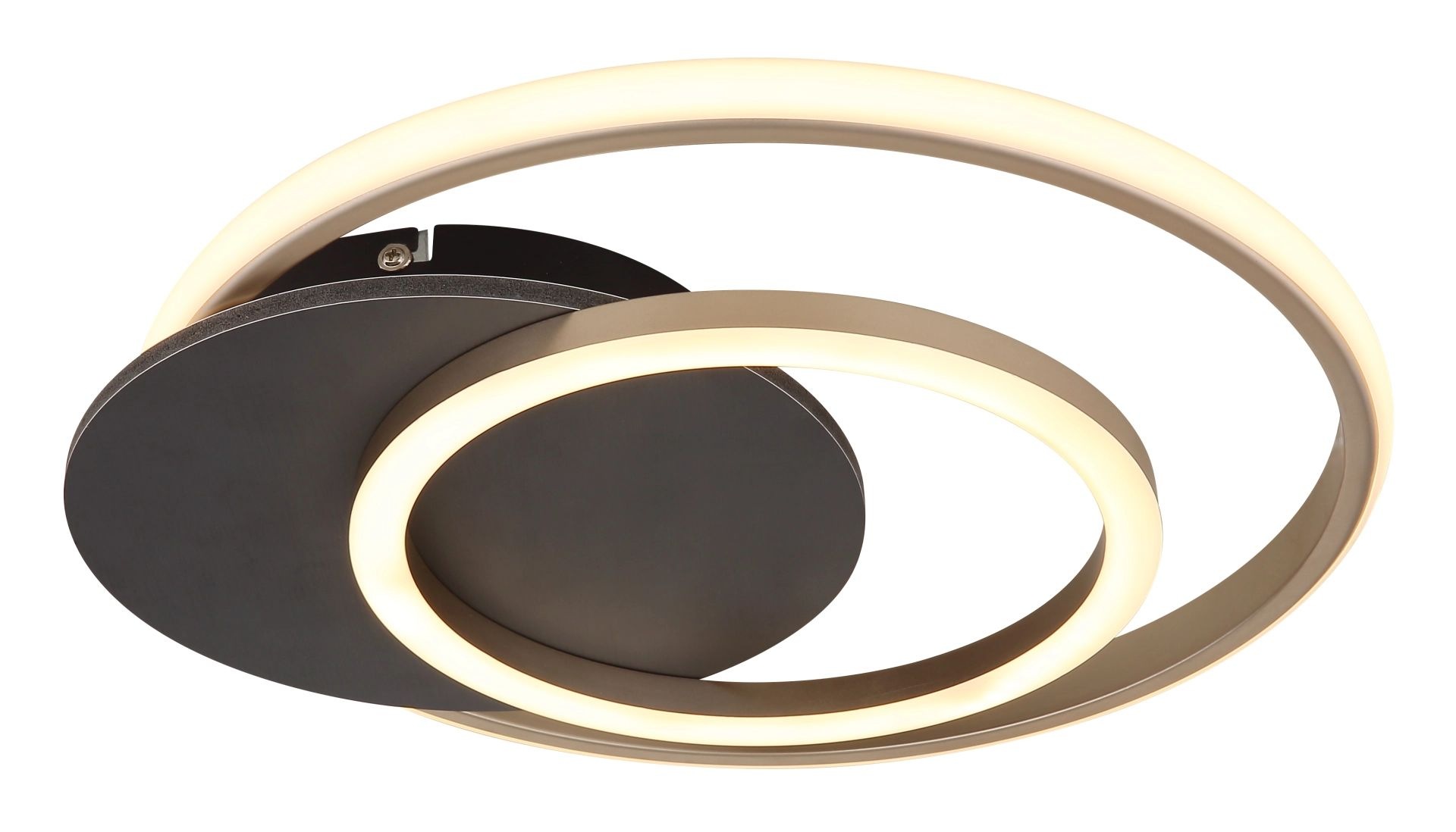 GLOBO LIGHTING LED Deckenleuchte »JULIO« LED-Modul 1 Stk. Warmweiß Deckenlampe, rund, Wohnzimmer, Schlafzimmer, 3000 Kelvin