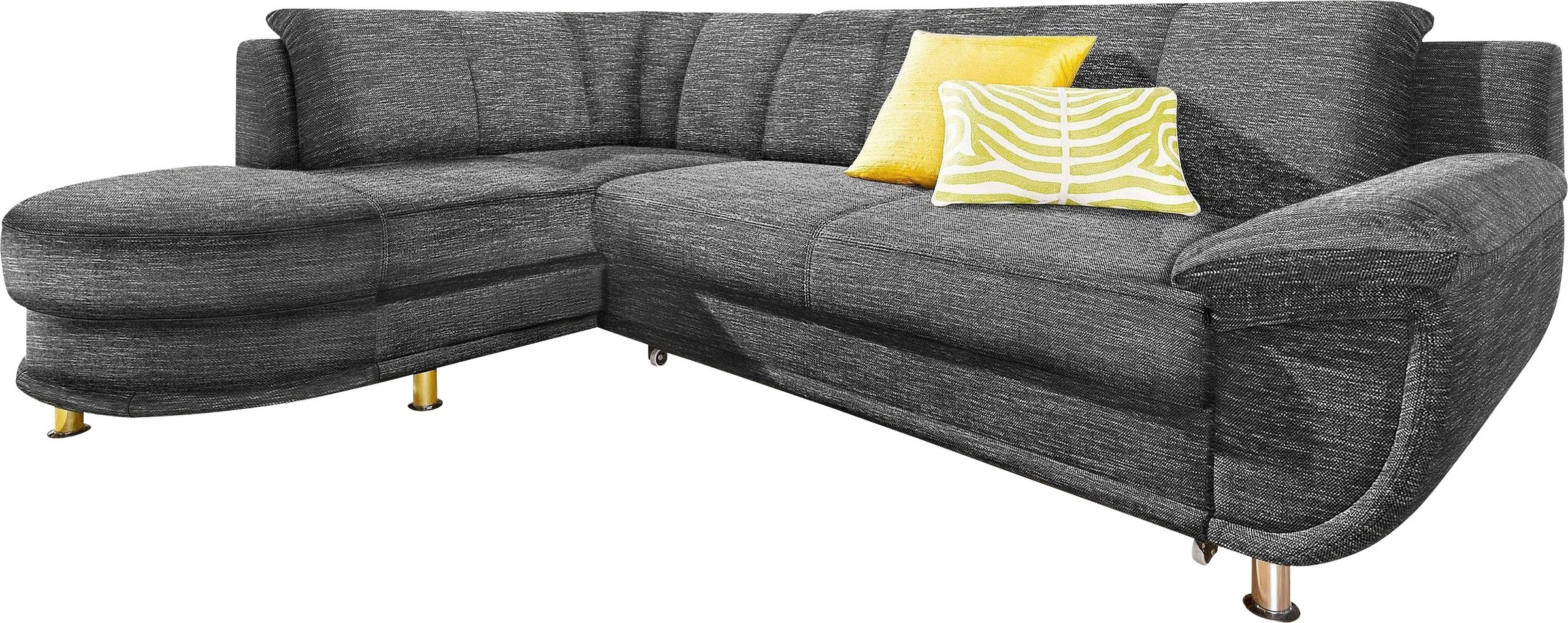 TRENDMANUFAKTUR Ecksofa "Rondo, zeitlos und elegant, bequem, L-Form", wahlw günstig online kaufen