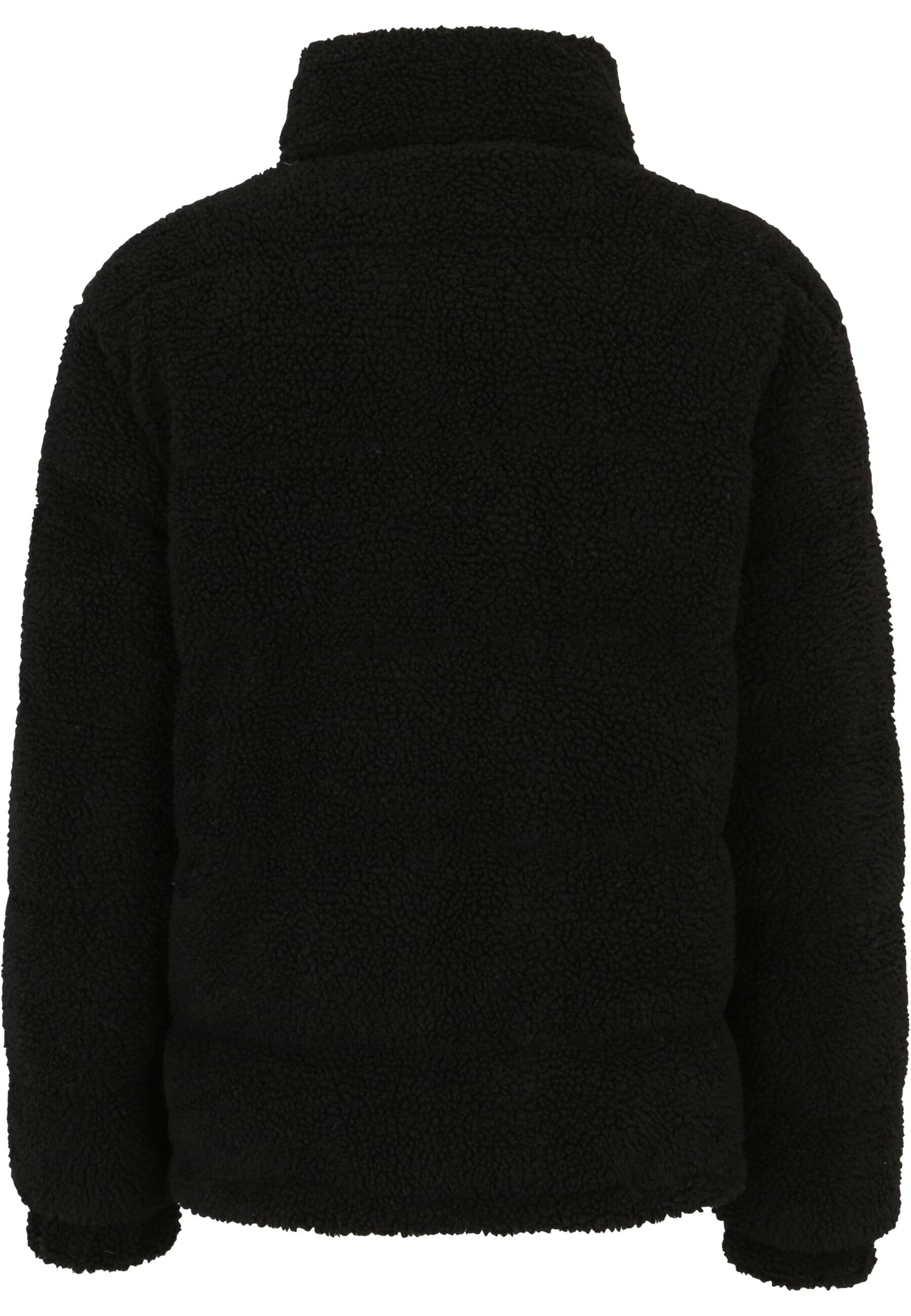 Karl Kani Winterjacke »Karl Kani Herren KM213-070-2 RETRO TEDDY PUFFER JACKET BLACK«, (1 St.), ohne Kapuze