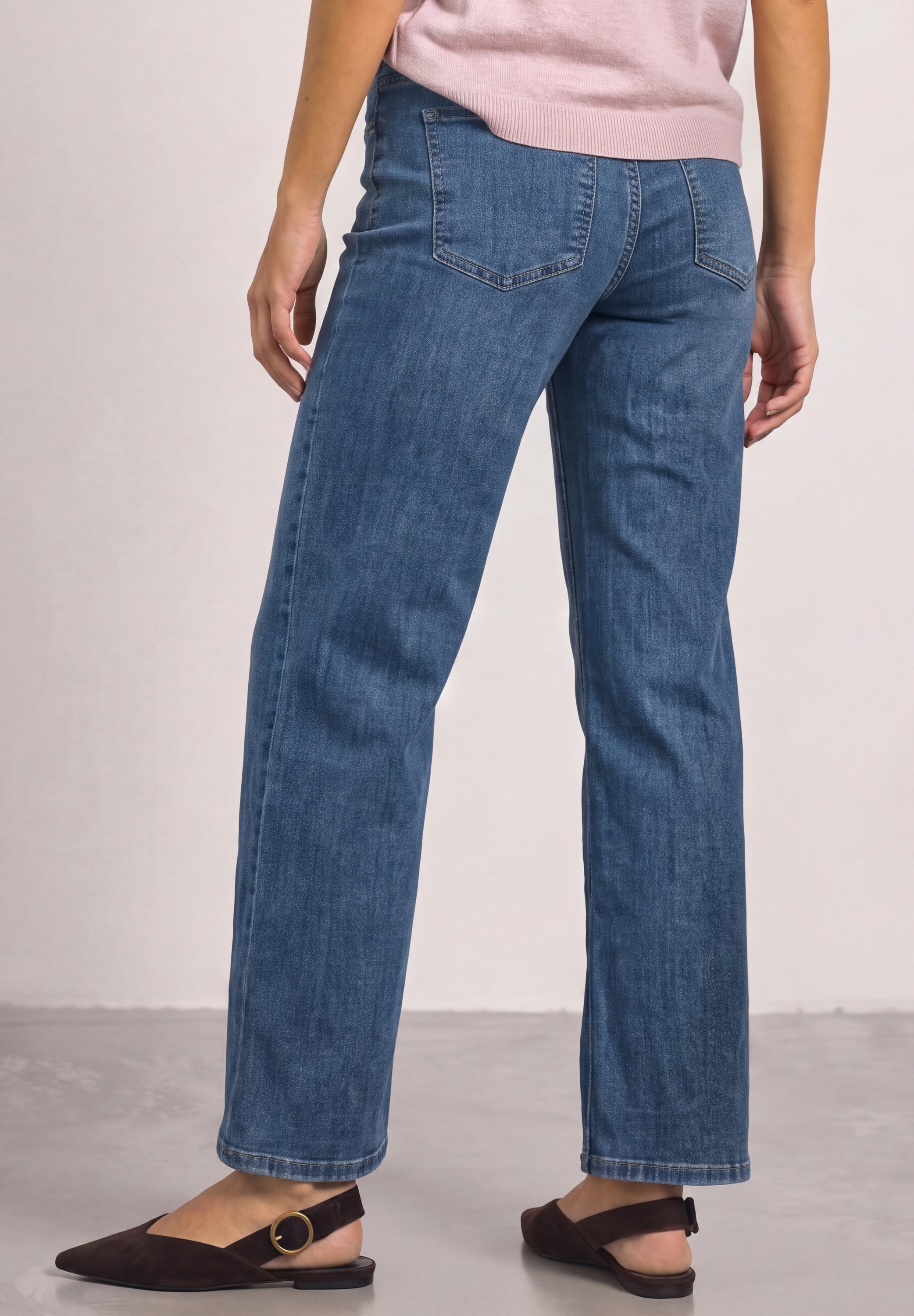 STREET ONE Comfort-fit-Jeans Middle Waist