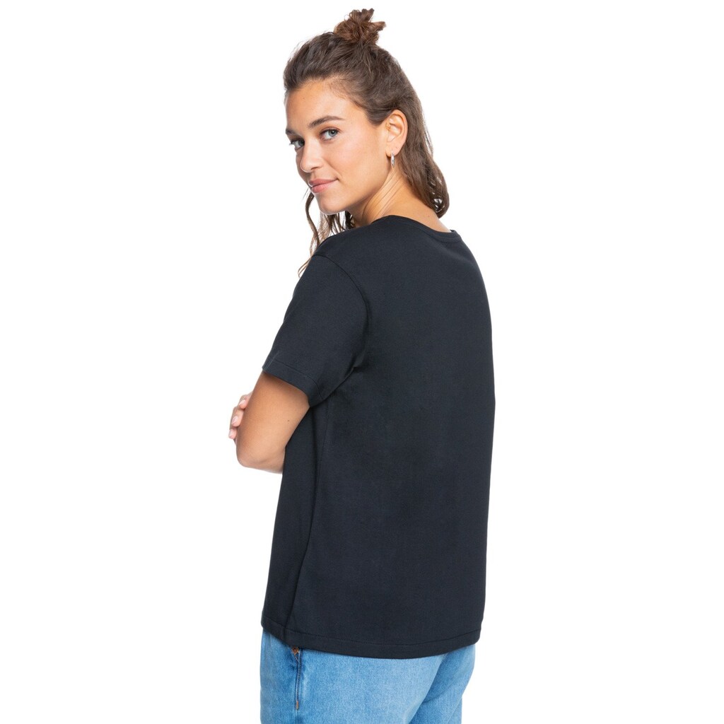 Damenmode Shirts & Sweatshirts Roxy T-Shirt »Sweet Evening« schwarz
