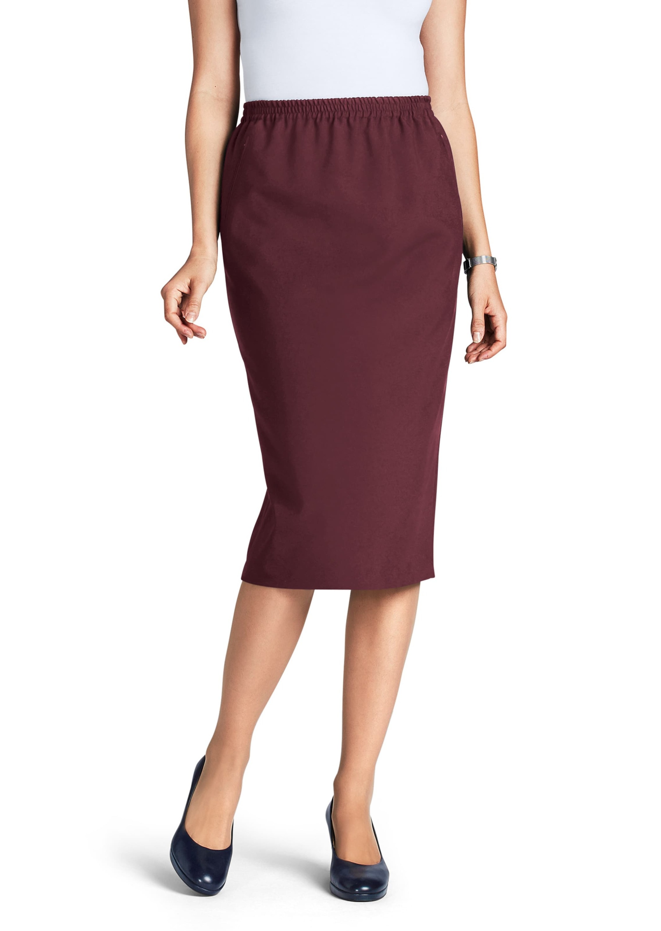 GOLDNER Midirock "Knitterfreier Reiseschlupfrock" günstig online kaufen