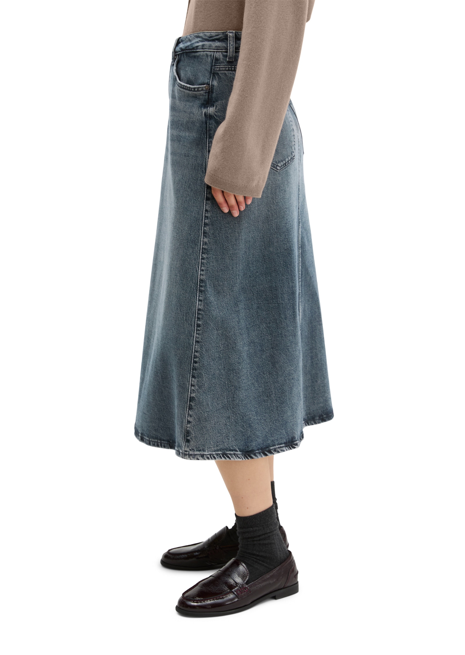 Marc O'Polo Jeansrock »aus weichem Baumwolle-Lyocell-Mix«