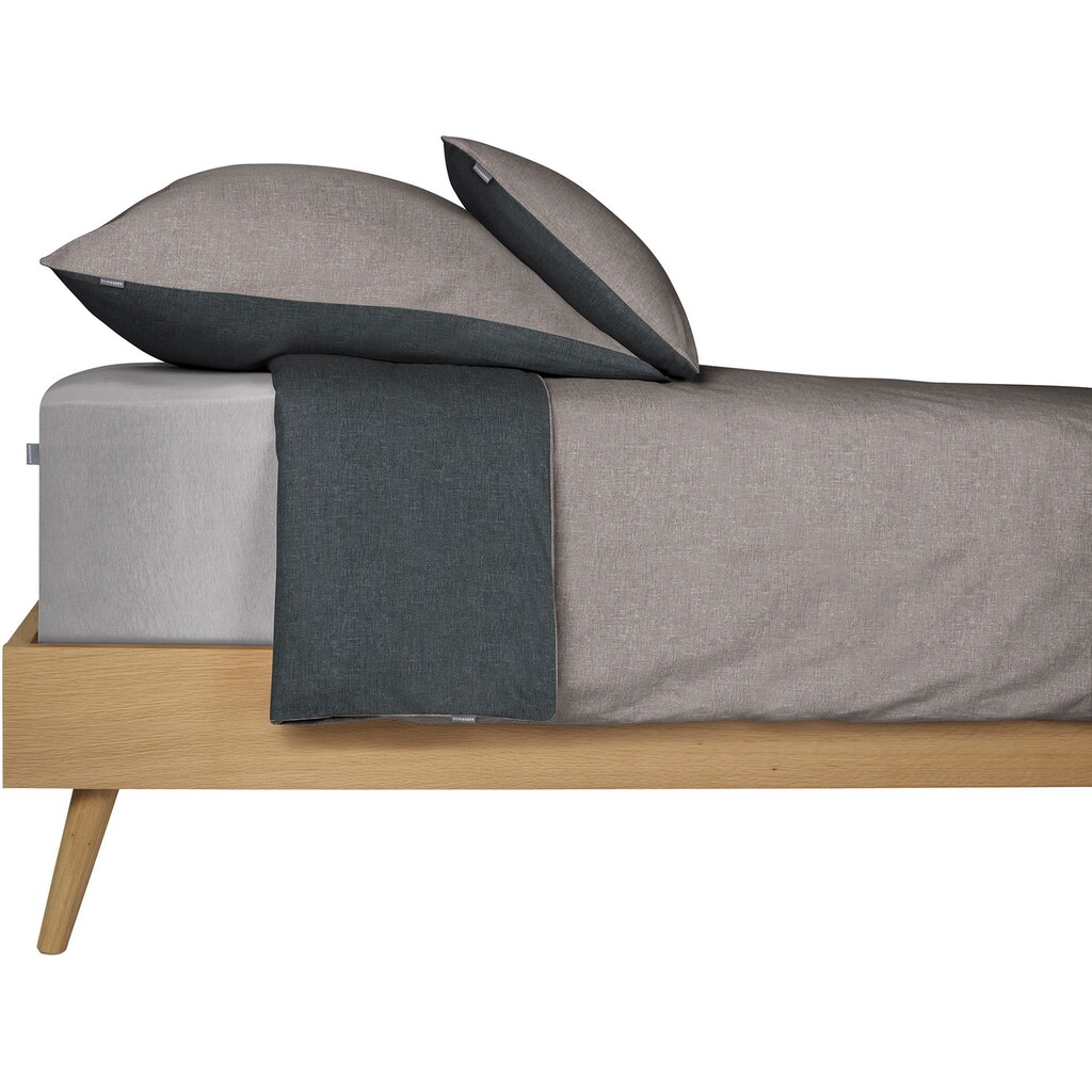 Schiesser Spannbettlaken »Felxi aus 95% Baumwolle und 5% Elasthan für maximale Flexibilität«, für hohe Matratzen und Boxpringbetten geeignet, Made in Green