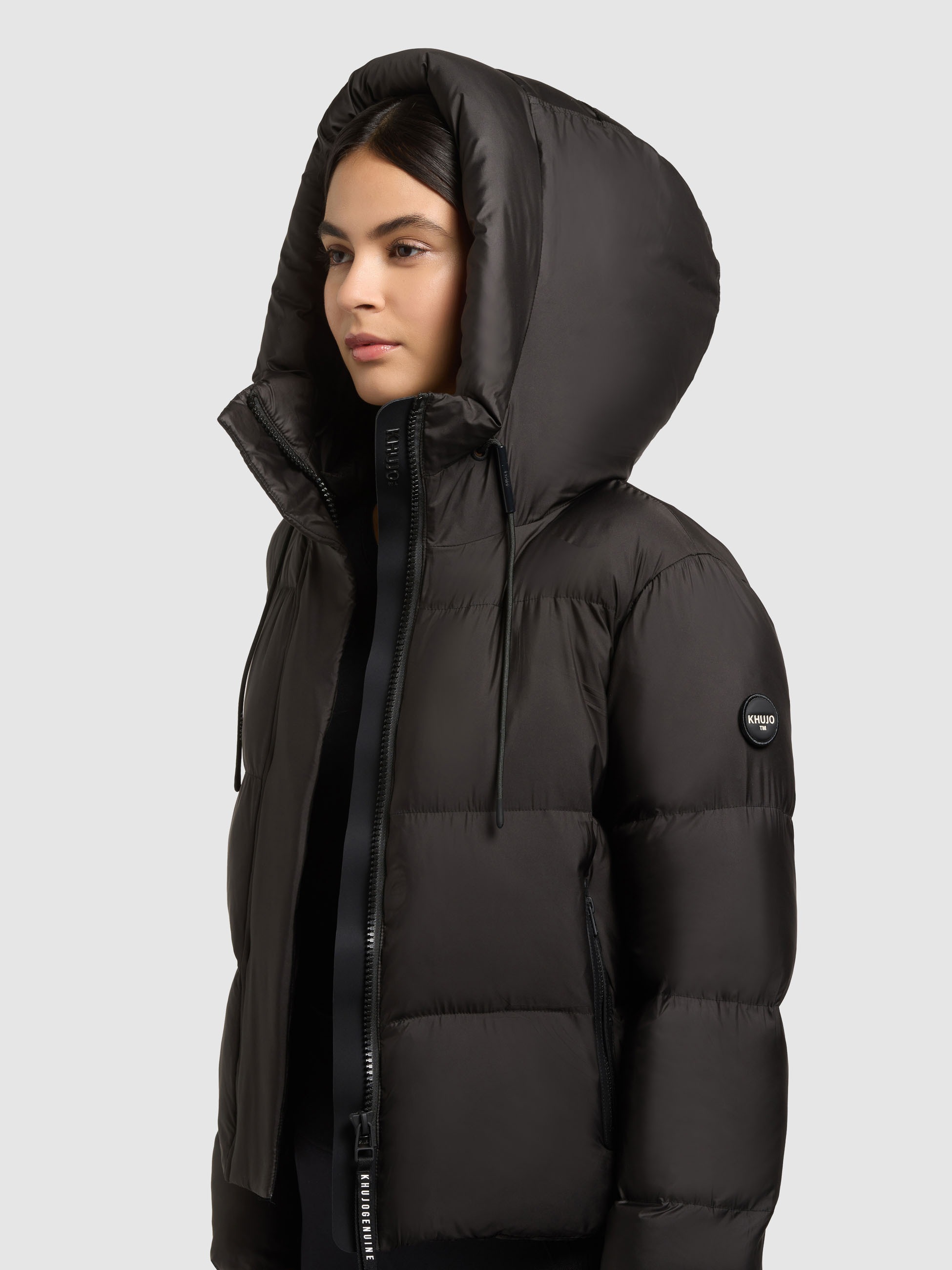 khujo Steppjacke »ENITS2 SHINY« mit Kapuze