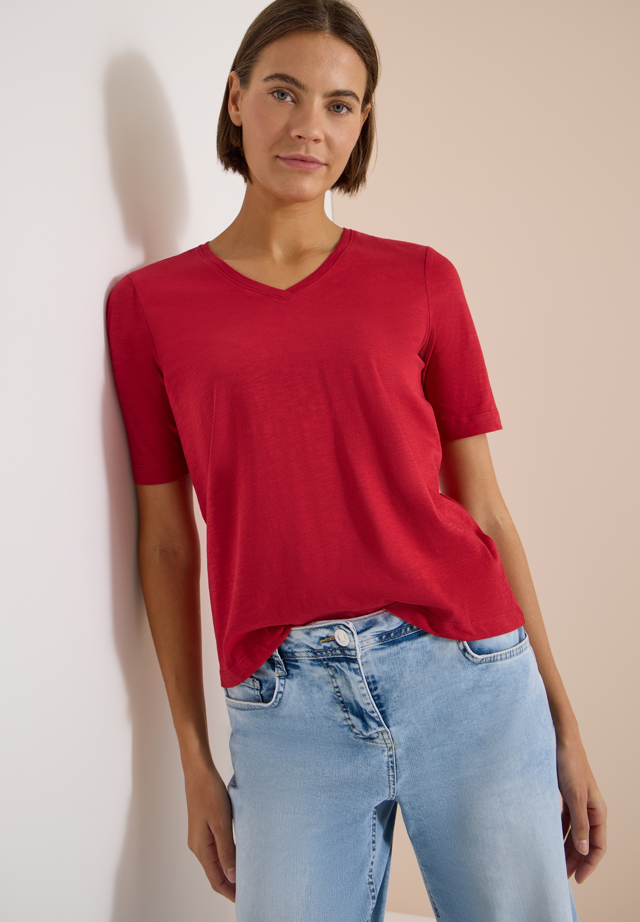 Cecil T-Shirt mit Flammgarn