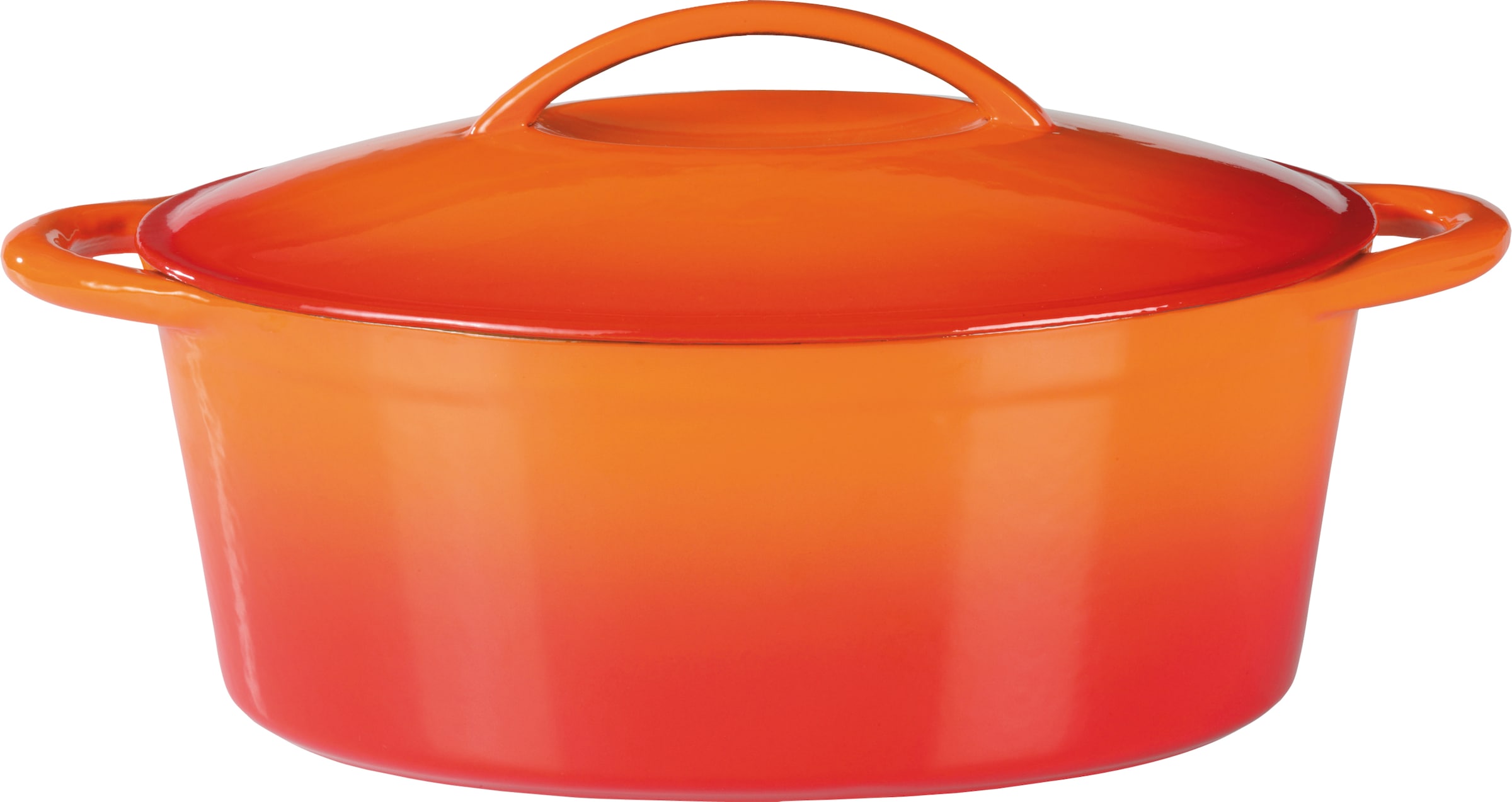 GSW Bräter »Orange Shadow«, Gusseisen, (1 tlg.), 7 Liter, Induktion  bestellen | BAUR