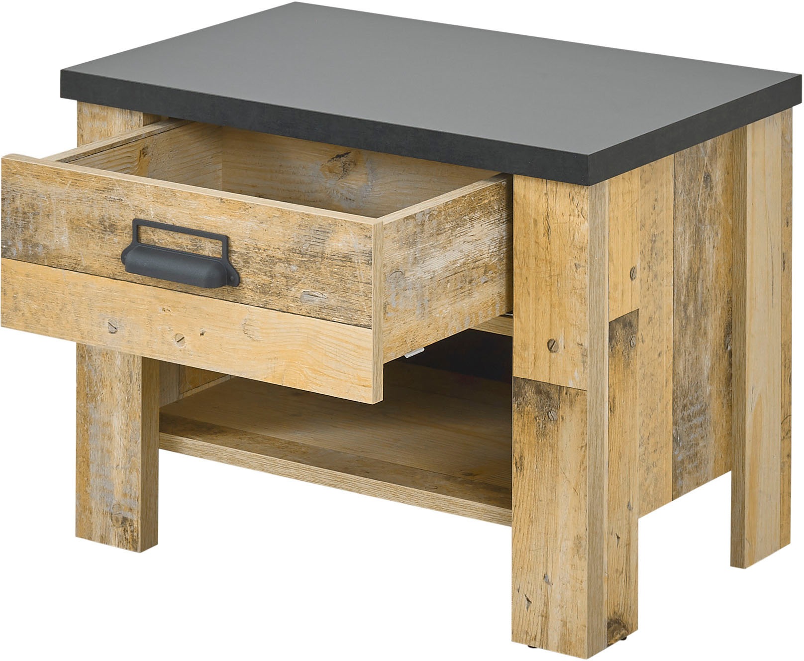 Home affaire Bettanlage »SHERWOOD«, (5 tlg.), Liegefläche 180/200cm, 2 Nachttische und 2 Wandpaneele