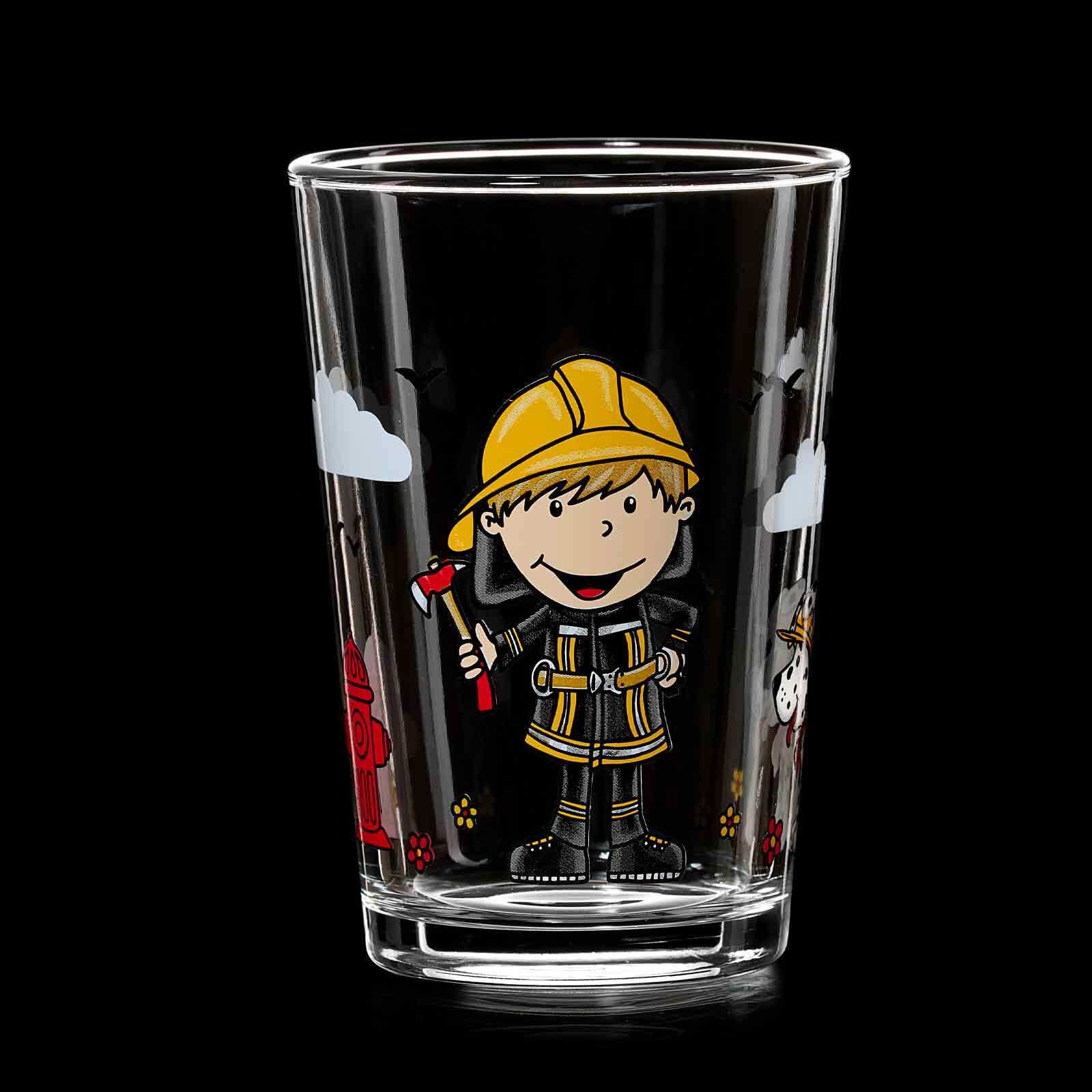 Ritzenhoff & Breker Kinderbecher »Kindergläser Feuerwehrmann Bernie 205 ml 3er Set bunt«