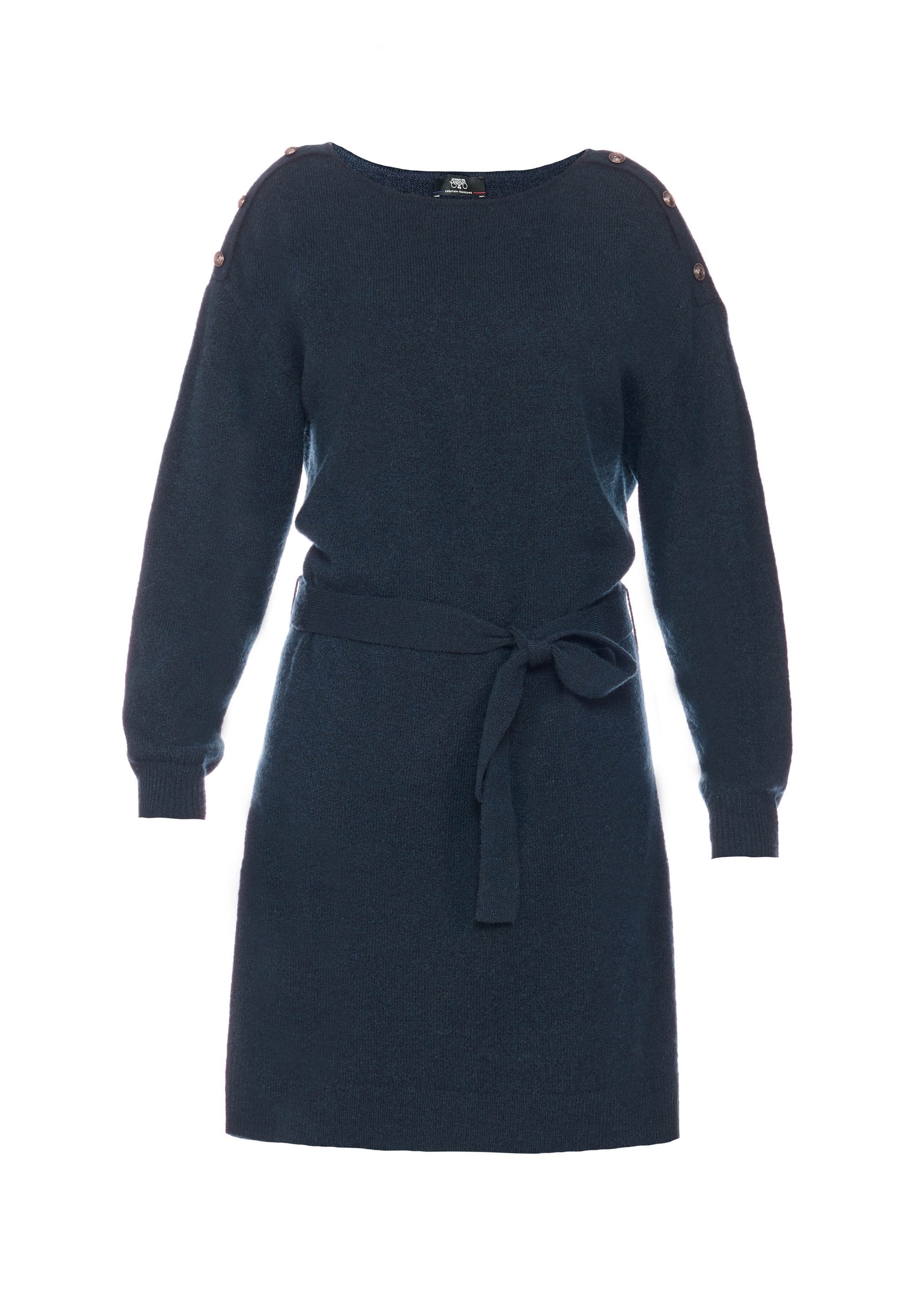 Le Temps Des Cerises Jerseykleid »TORTANQ«, mit praktischem Bindegürtel
