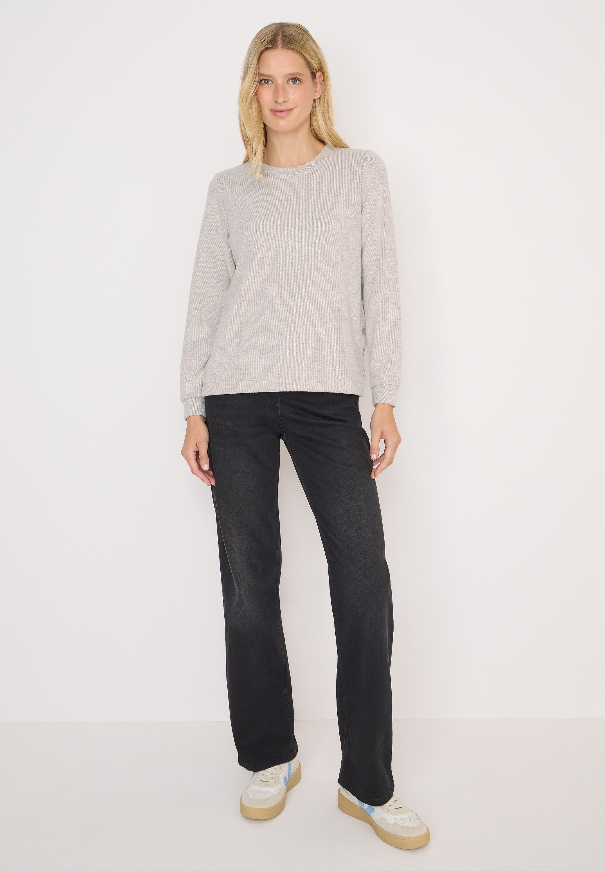 Thumbnail - Cecil Langarmshirt aus strecthigem Viskosematerial