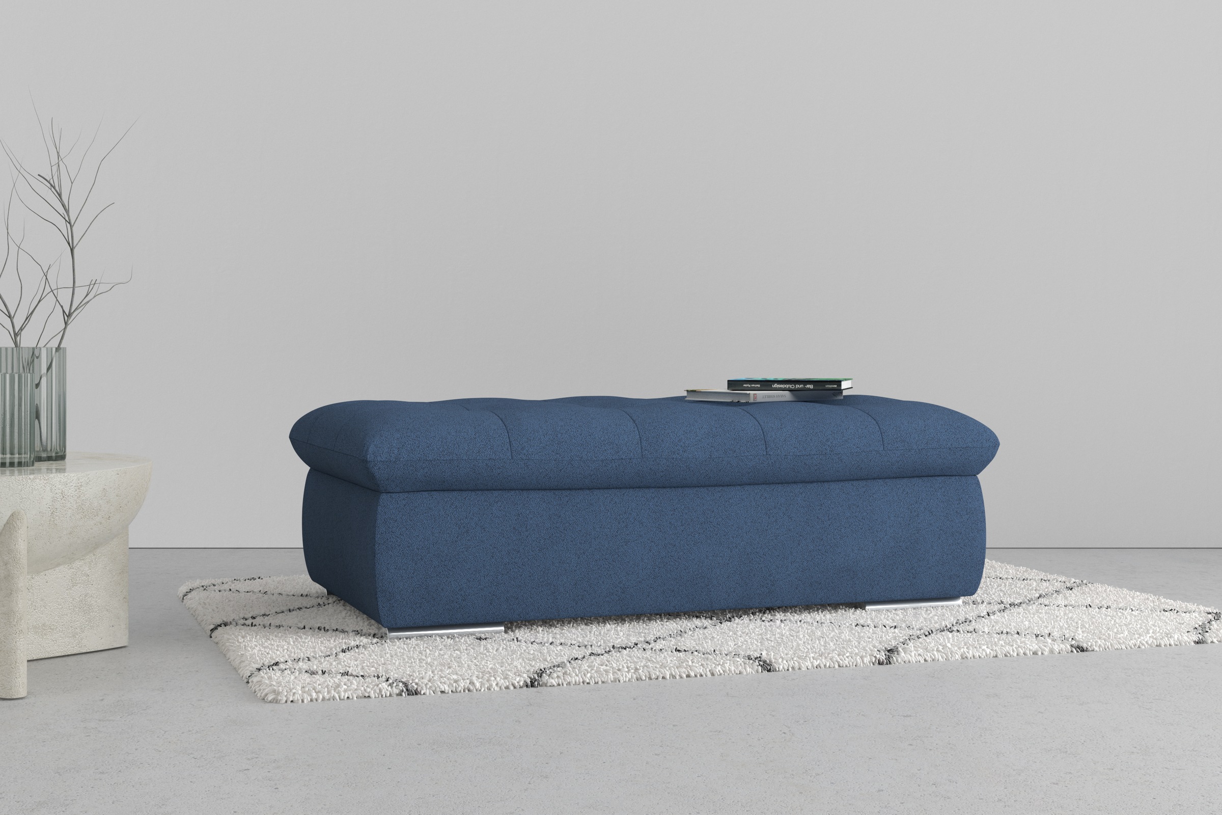 DOMO collection Hocker »Mona«, mit Stauraumfach