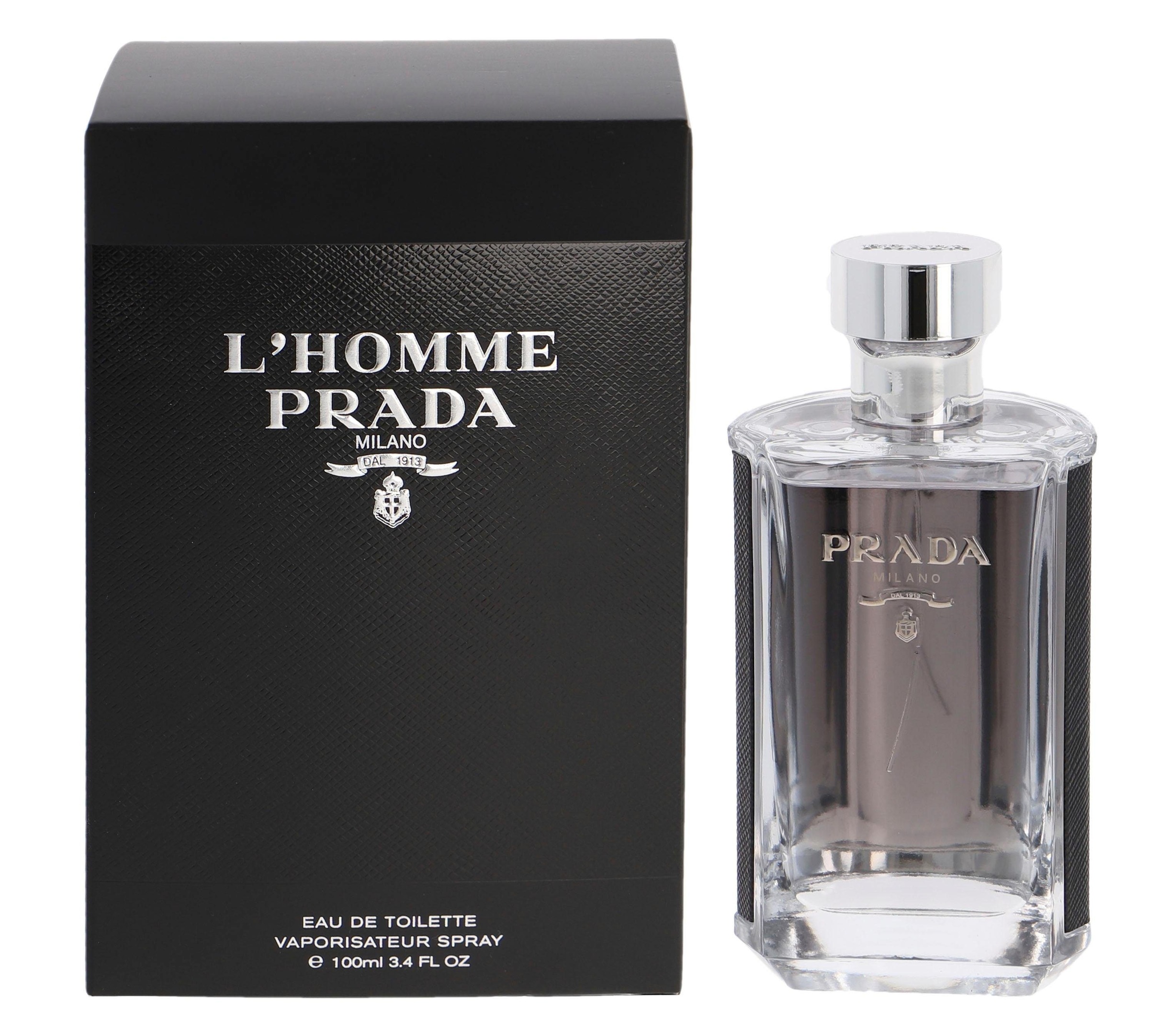 PRADA Eau de Toilette »L'Homme«, Holziger Duft mit Amber, Iris, Neroli, Geranie und Patschuli.