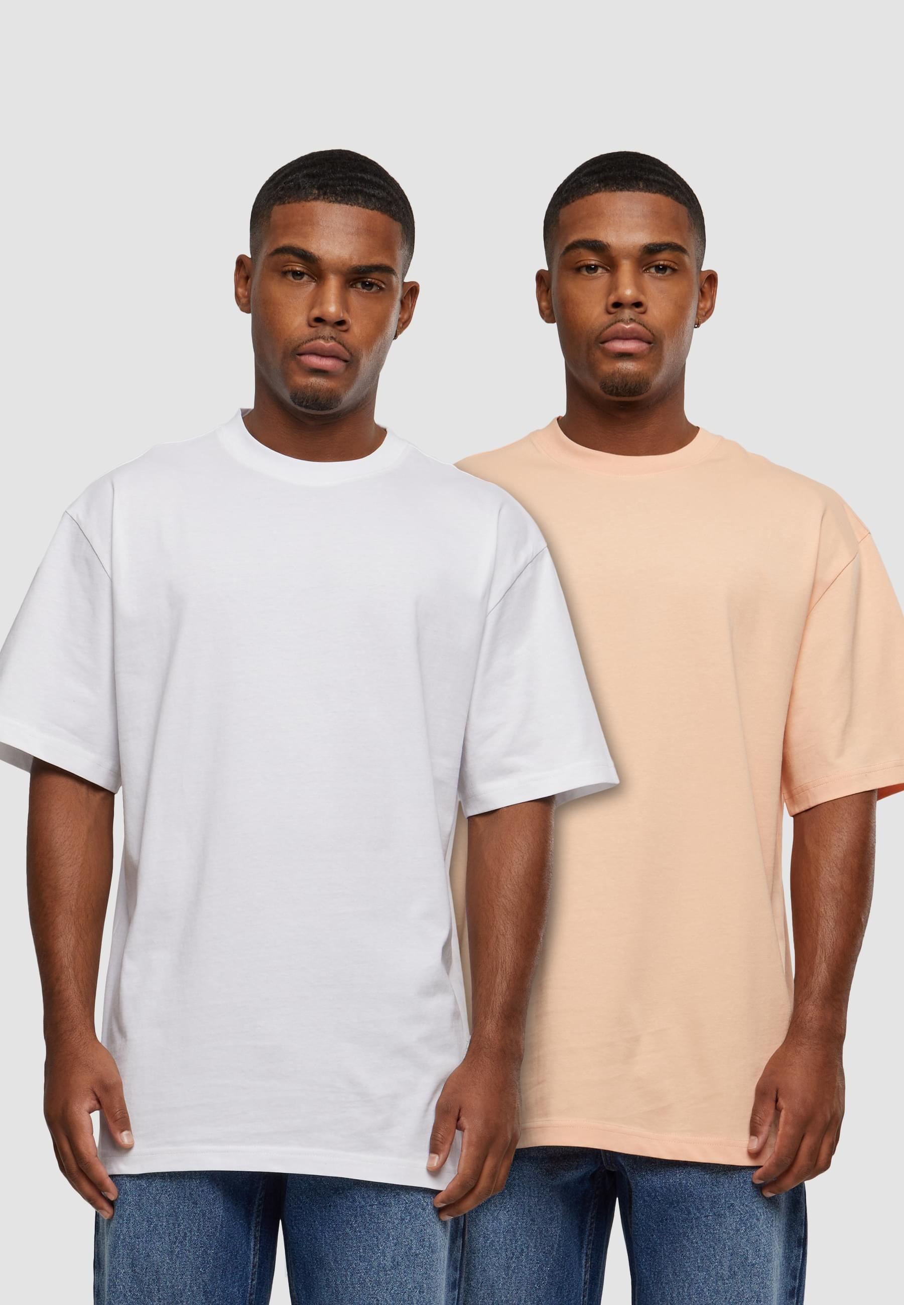 URBAN CLASSICS T-Shirt »Urban Classics Herren Tall Tee 2-Pack«, (1 tlg.)
