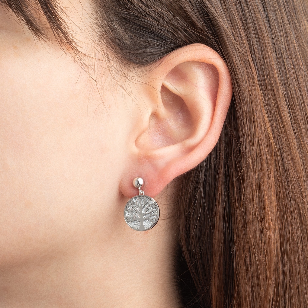 Lotus Paar Ohrstecker »Essentials - Baum des Lebens«