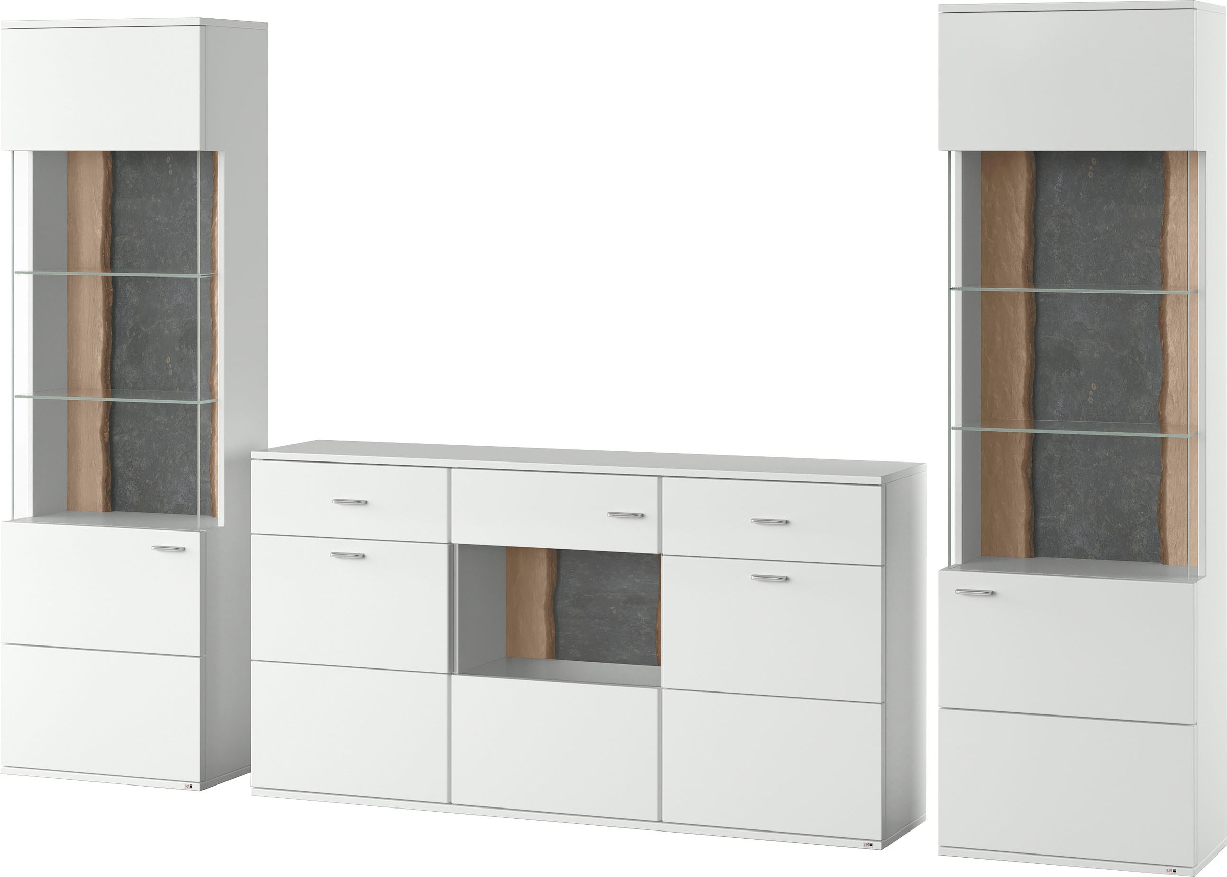 Thumbnail - set one by Musterring Wohnwand "TACOMA" Set, 3 Stk. tlg.