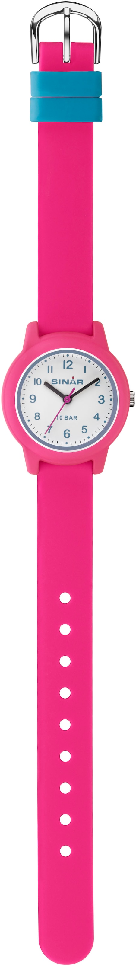 SINAR Quarzuhr, Armbanduhr, Kinderuhr, Mädchenuhr, bis 10bar wasserdicht,Geschenkidee