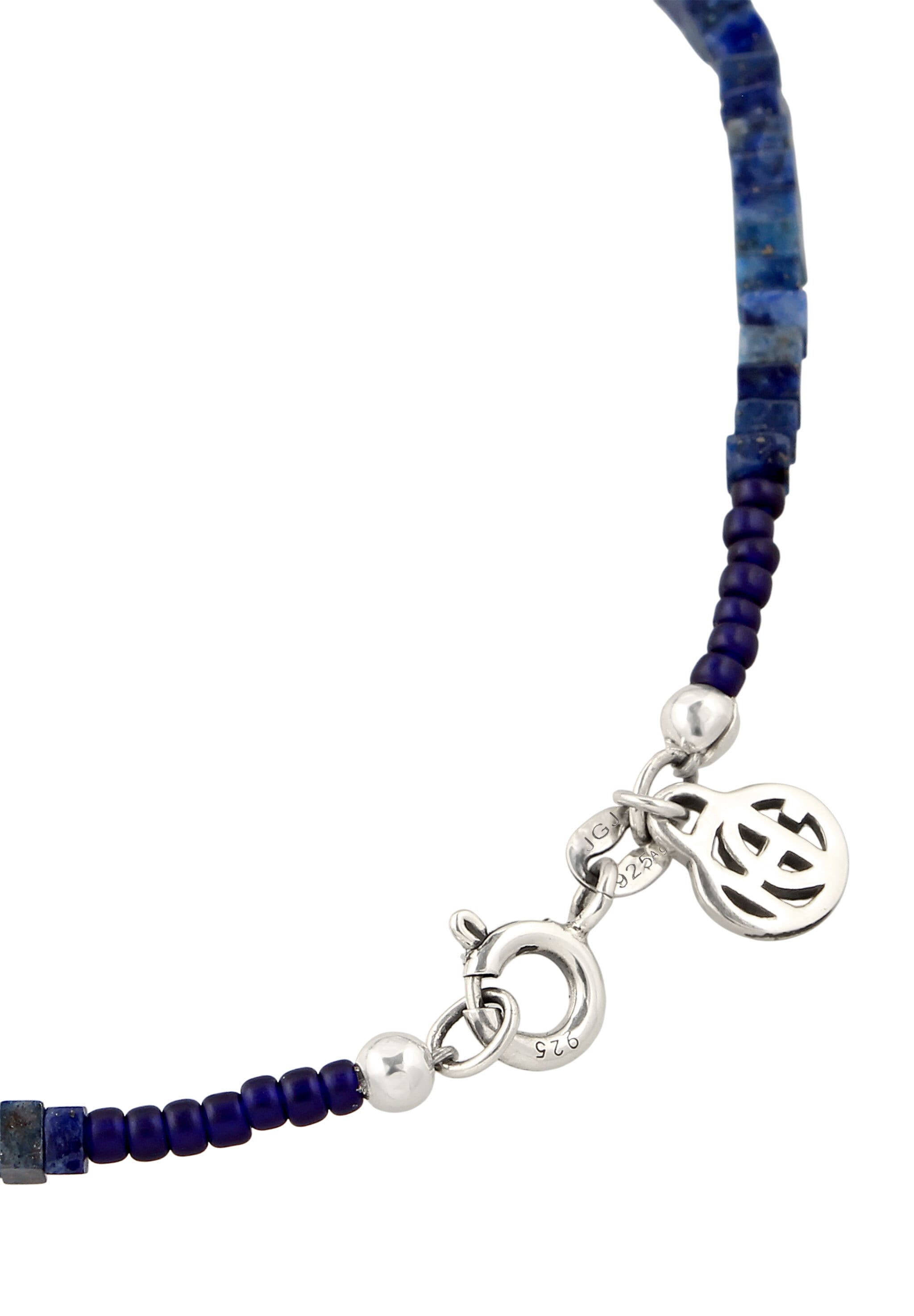 HAZE & GLORY Armkette »Armband Lapis Lazuli Edelsteine Blau 925 Sterling Silber«
