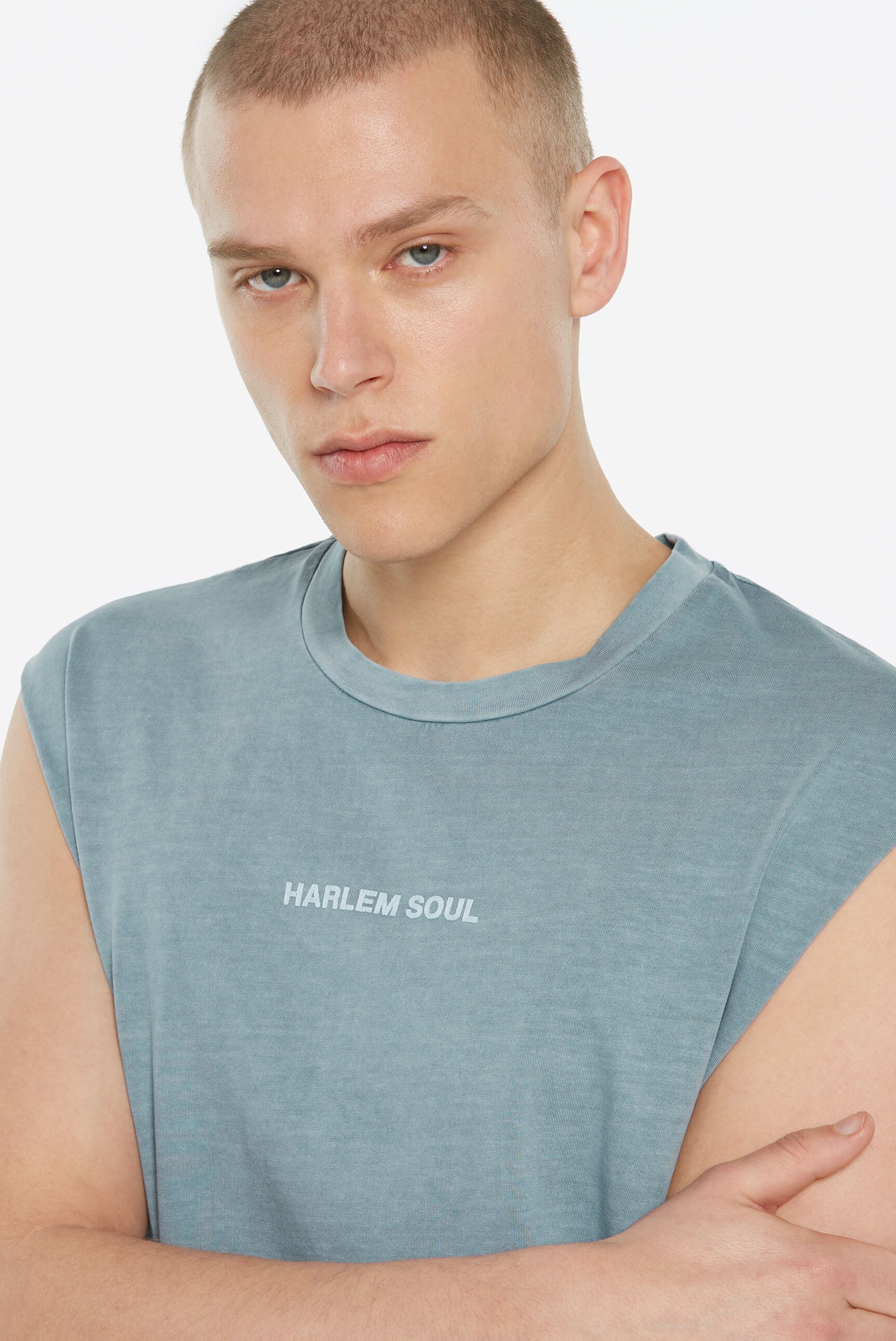 Harlem Soul Muscleshirt, mit offenen Kanten
