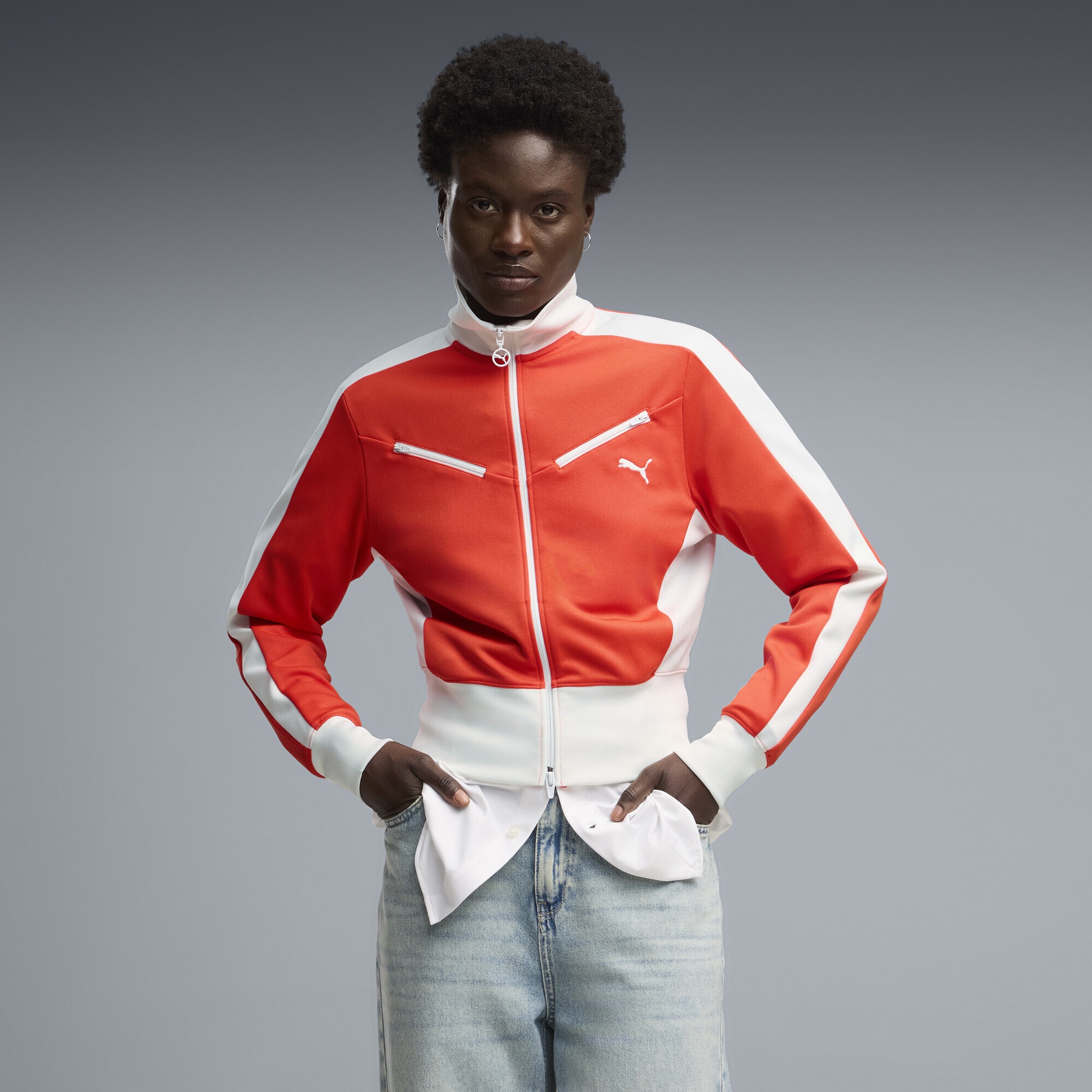 PUMA Trainingsjacke »T7 Retro Trainingsjacke Damen«