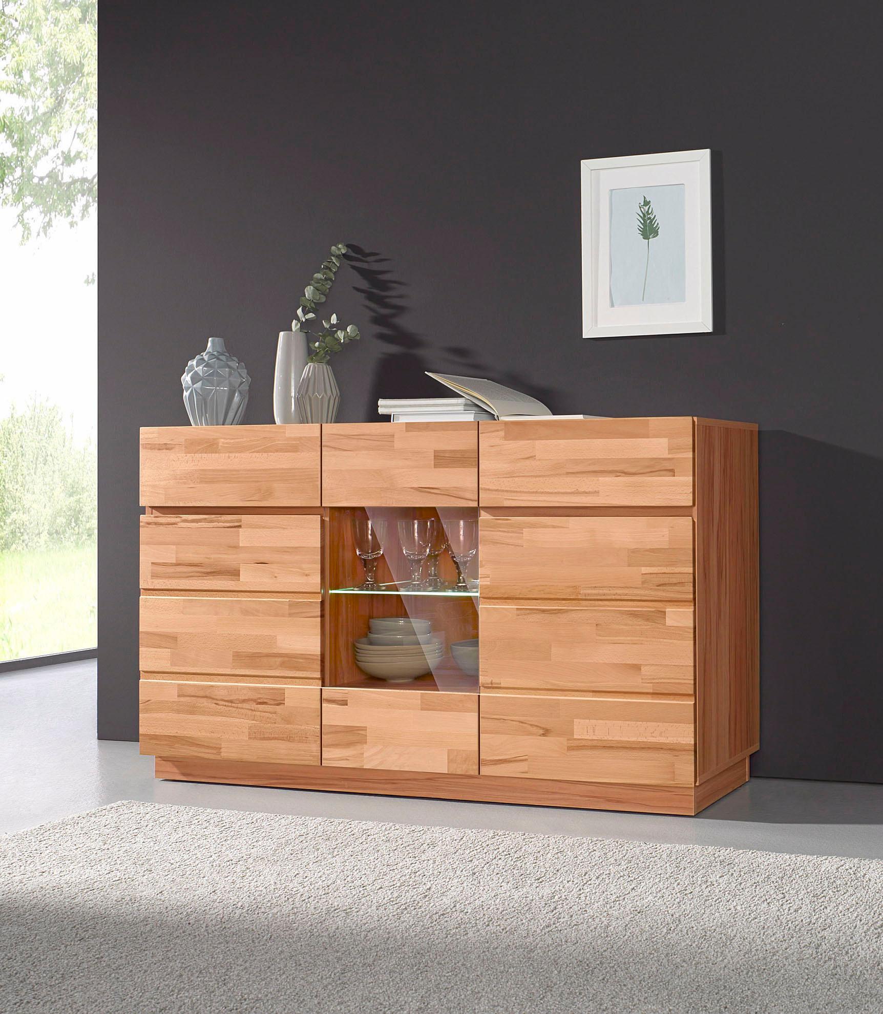 Premium collection by Home affaire Sideboard, Breite 140 cm mit 2 Schubkästen