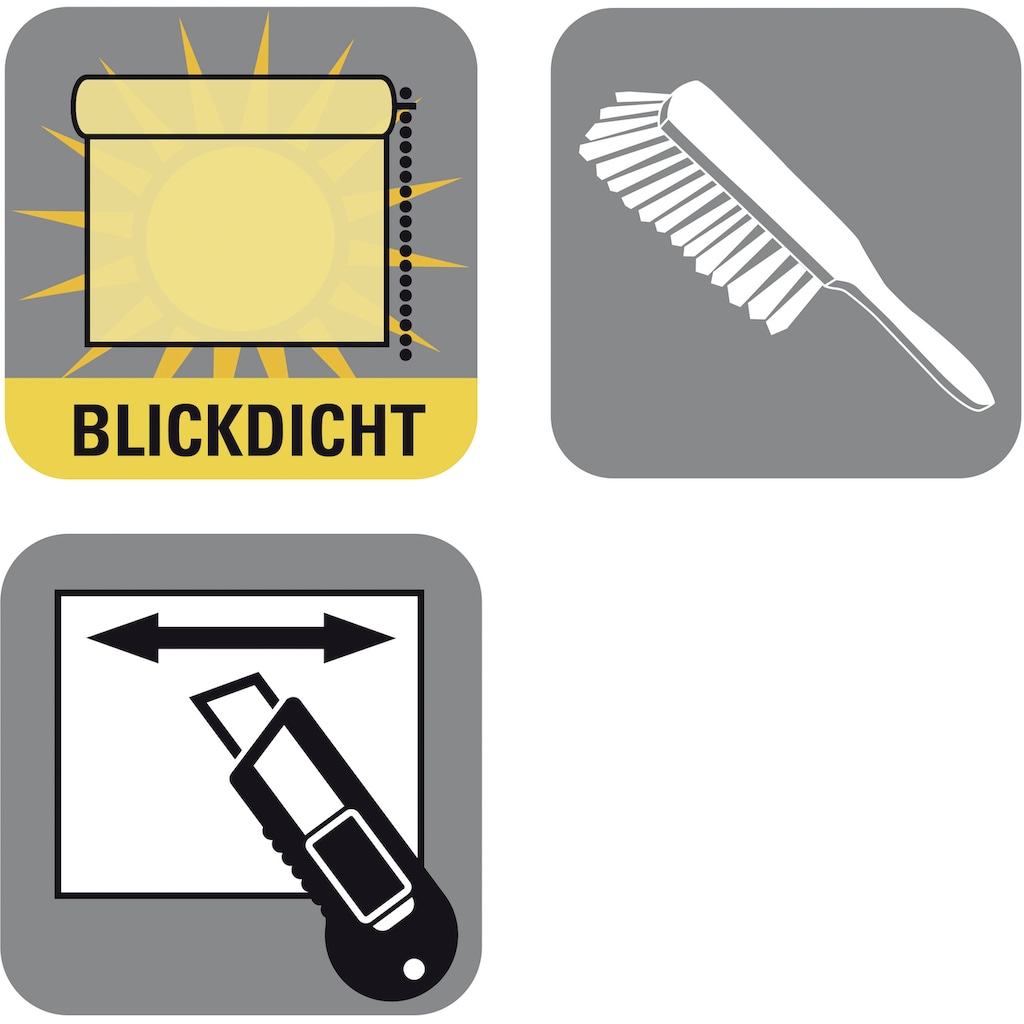 GARDINIA Seitenzugrollo »EASYFIX Rollo Uni«, Lichtschutz, ohne Bohren, Schraubmontage möglich