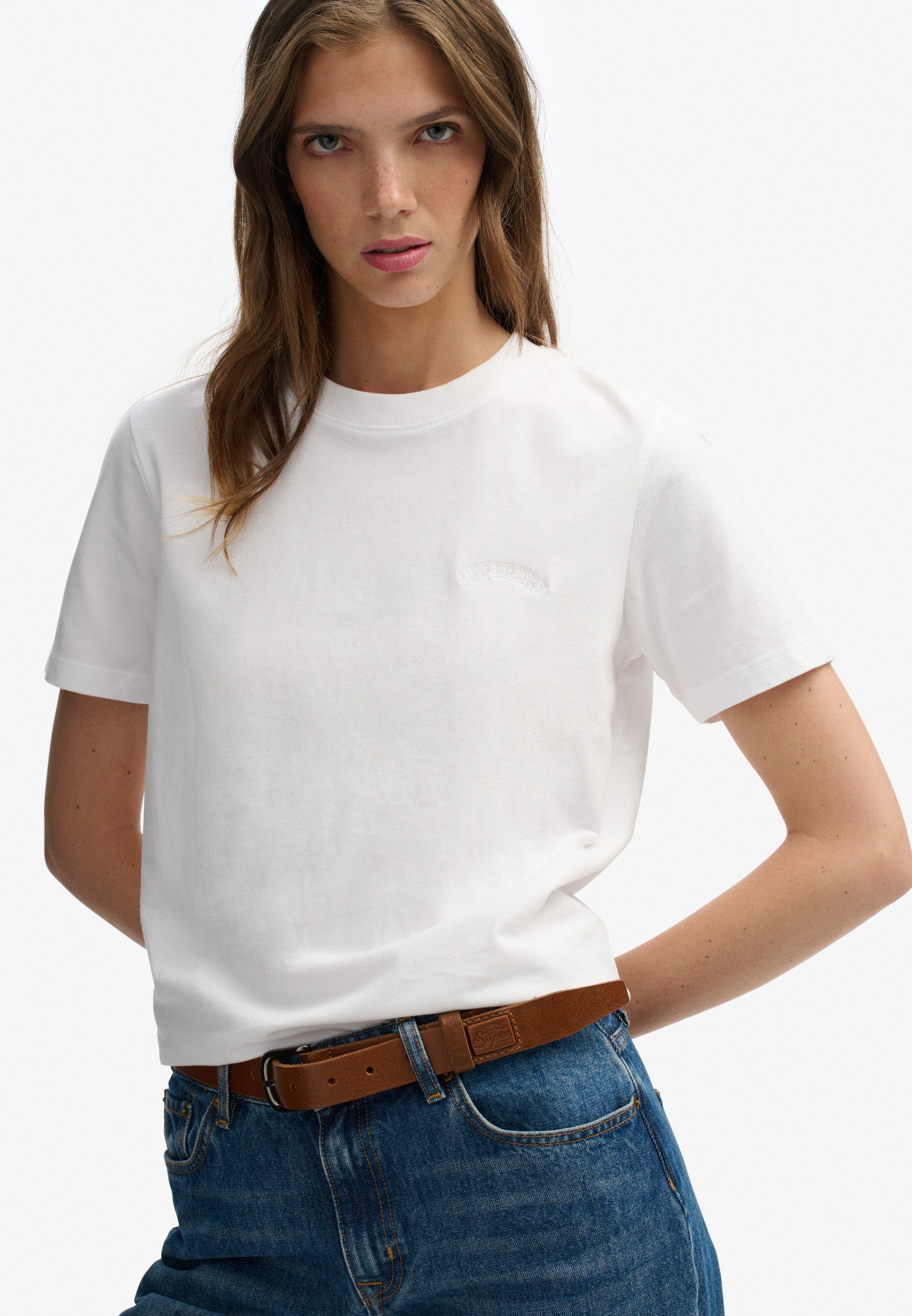 Superdry T-Shirt "Essential Logo Emb Tee" günstig online kaufen