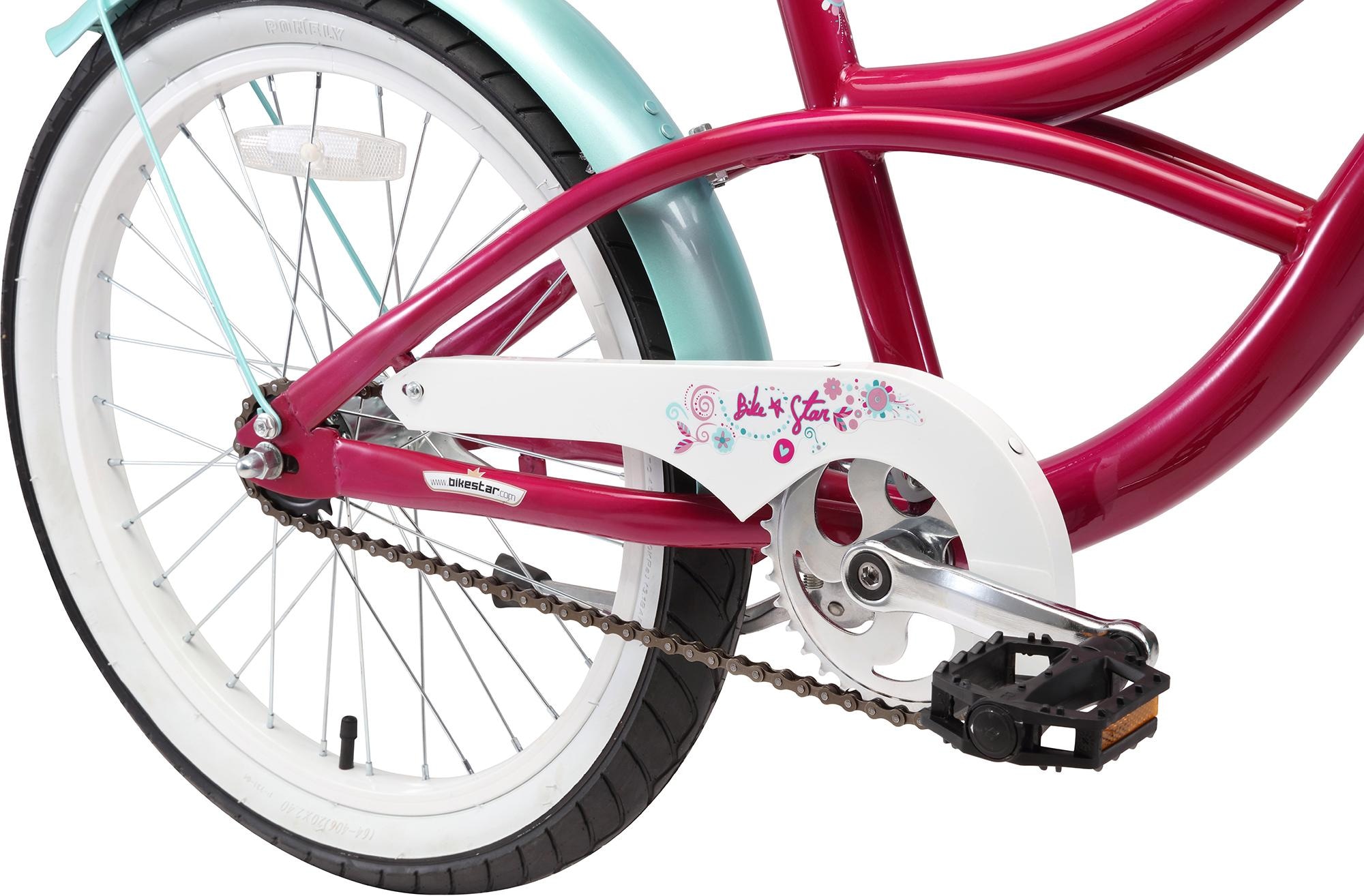 Bikestar Jugendfahrrad »Cruiser«, 1 Gang, für Damen