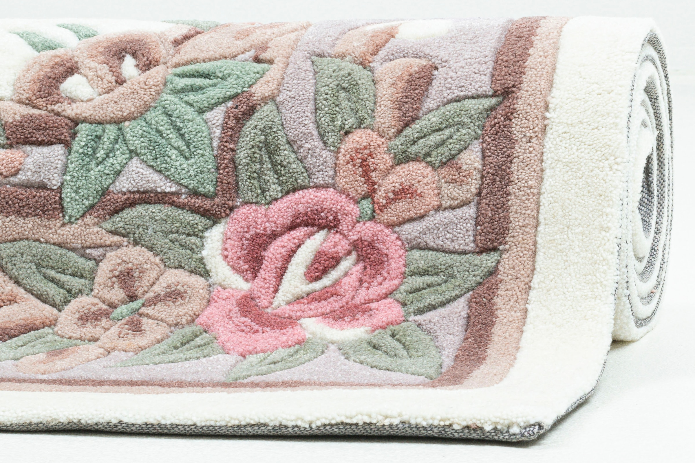 Teppich THEKO "Ming" Gr. 5, beige, B:90cm H:14mm L:160cm, Kunstfaser, Teppiche, Teppich, hochwertiges Acrylgarn, ideal im Wohnzimmer & Schlafzimmer 3