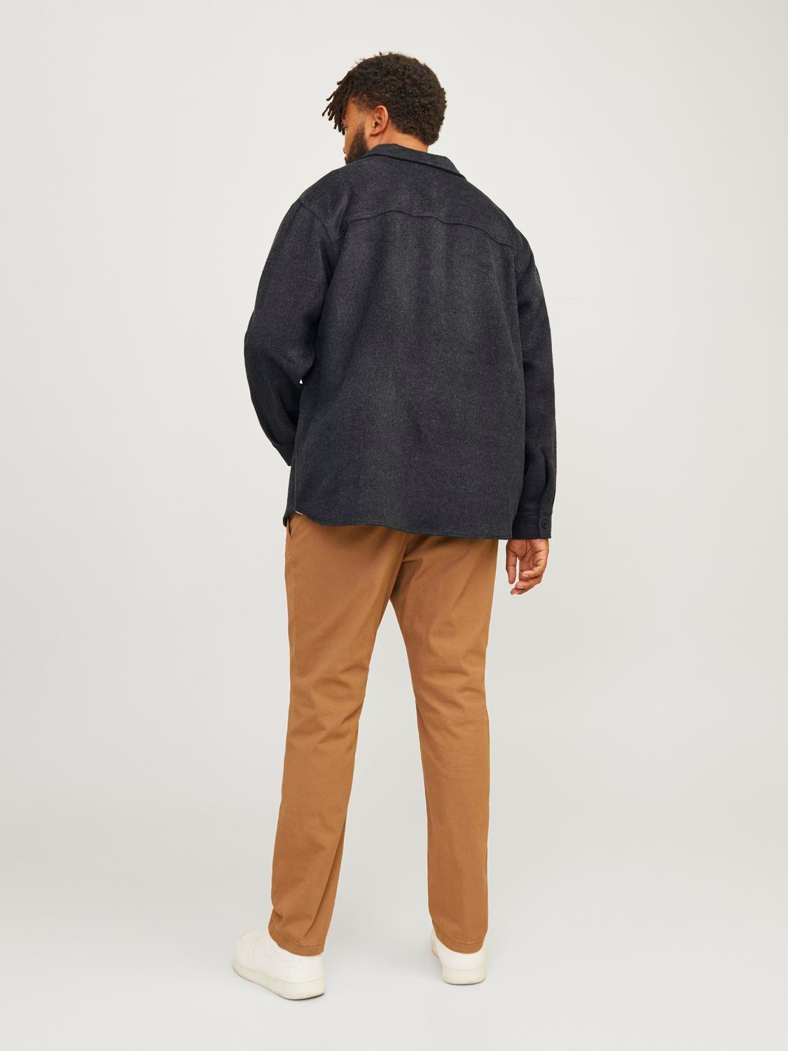 Jack & Jones PlusSize Langarmhemd »JJEBRADLEY OLLIE OVERSHIRT LS NOOS PLS«