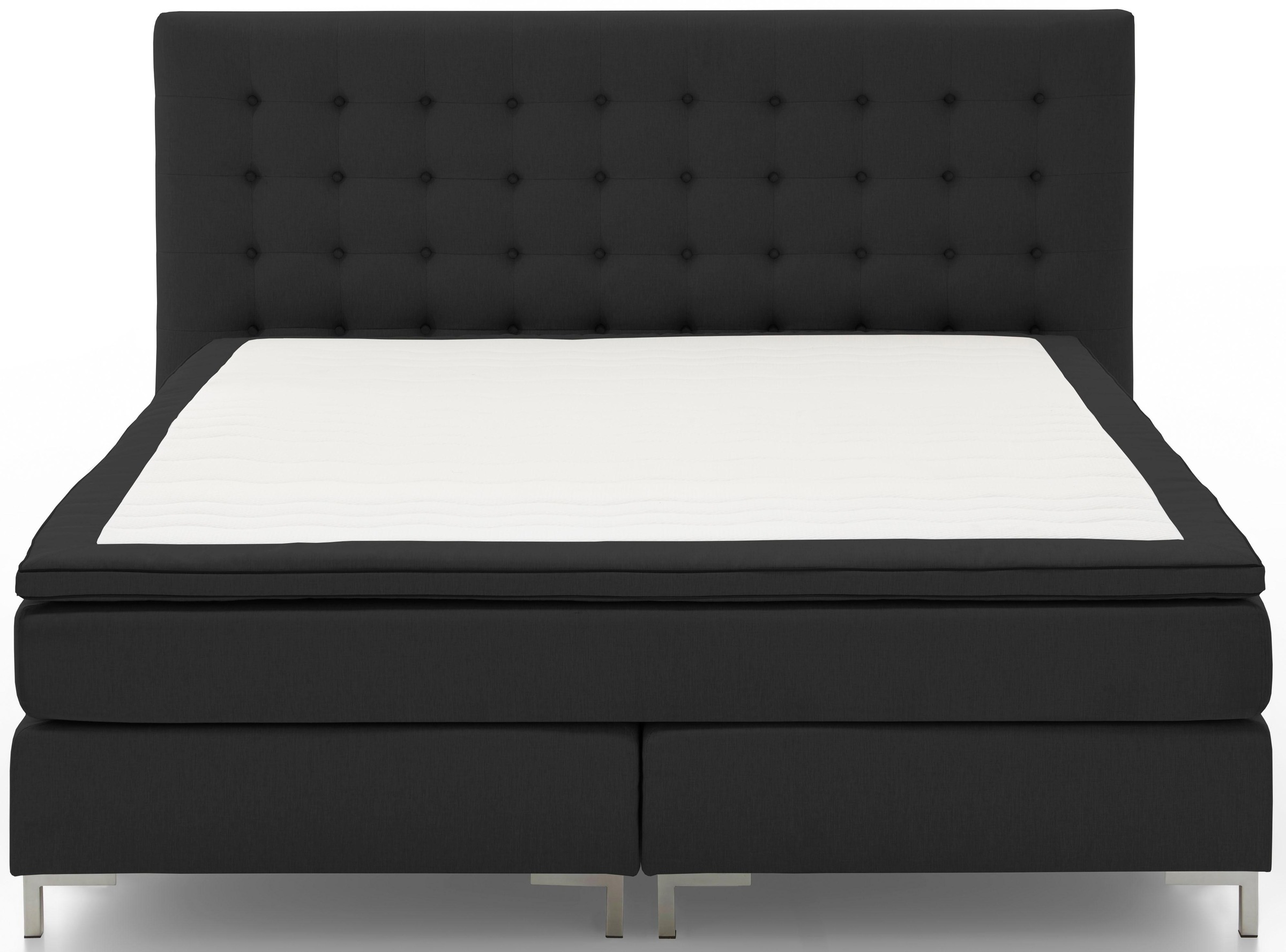 ATLANTIC home collection Boxspringbett Anni, mit Federkernmatratze und Topper
