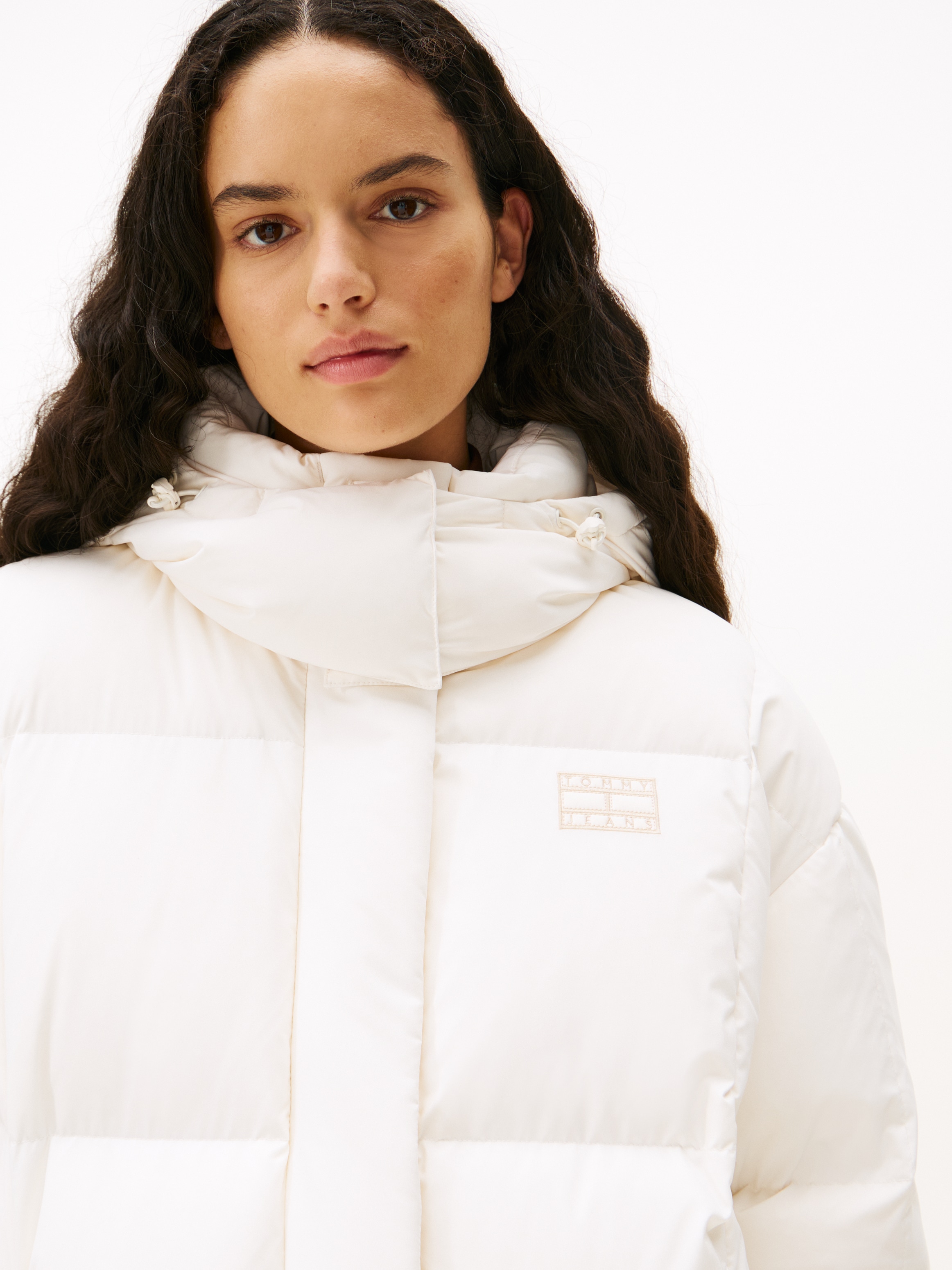 Tommy Jeans Steppmantel »TJW ALASKA GRID DWN MXI COAT EXT«