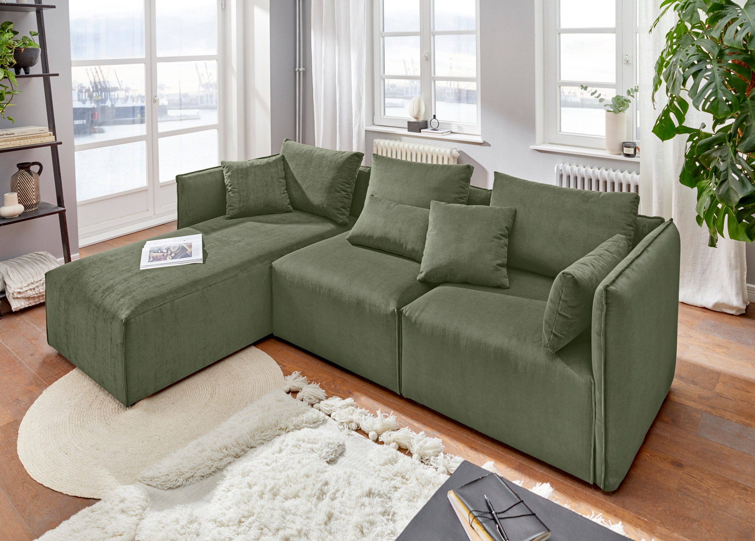 OTTO home Ecksofa "Nöre L-Form" 3 Teile, in vielen Bezugsqualitäten und Far günstig online kaufen