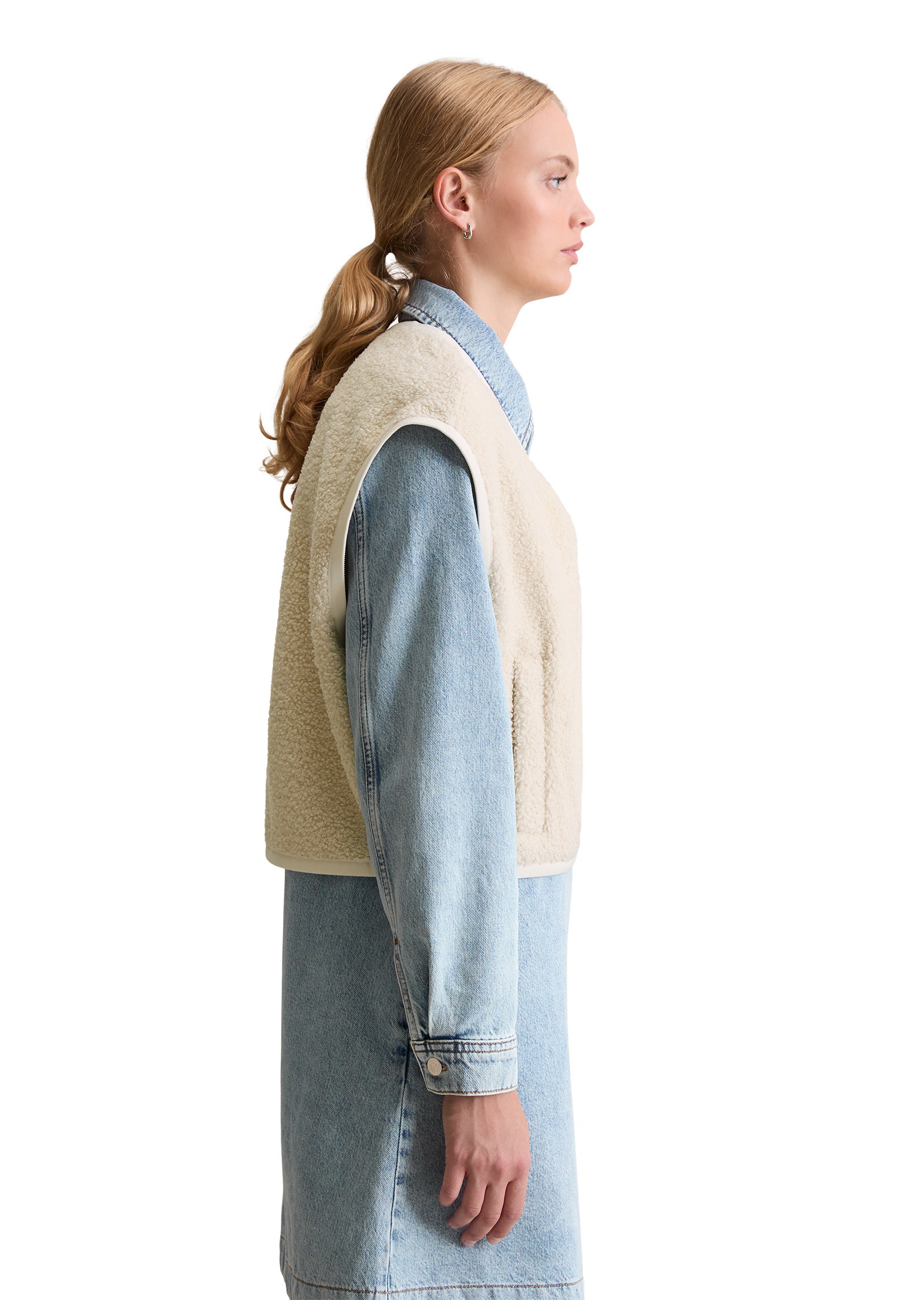 Marc OPolo DENIM Sweatweste "aus recyceltem Polyester" günstig online kaufen