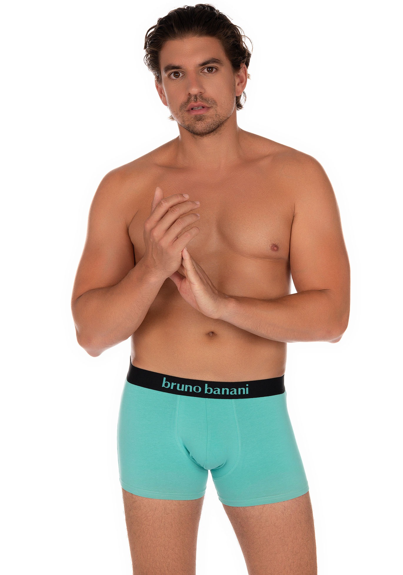 Bruno Banani Boxer, (2er Pack), mit kontrastreichem Logobund günstig online kaufen