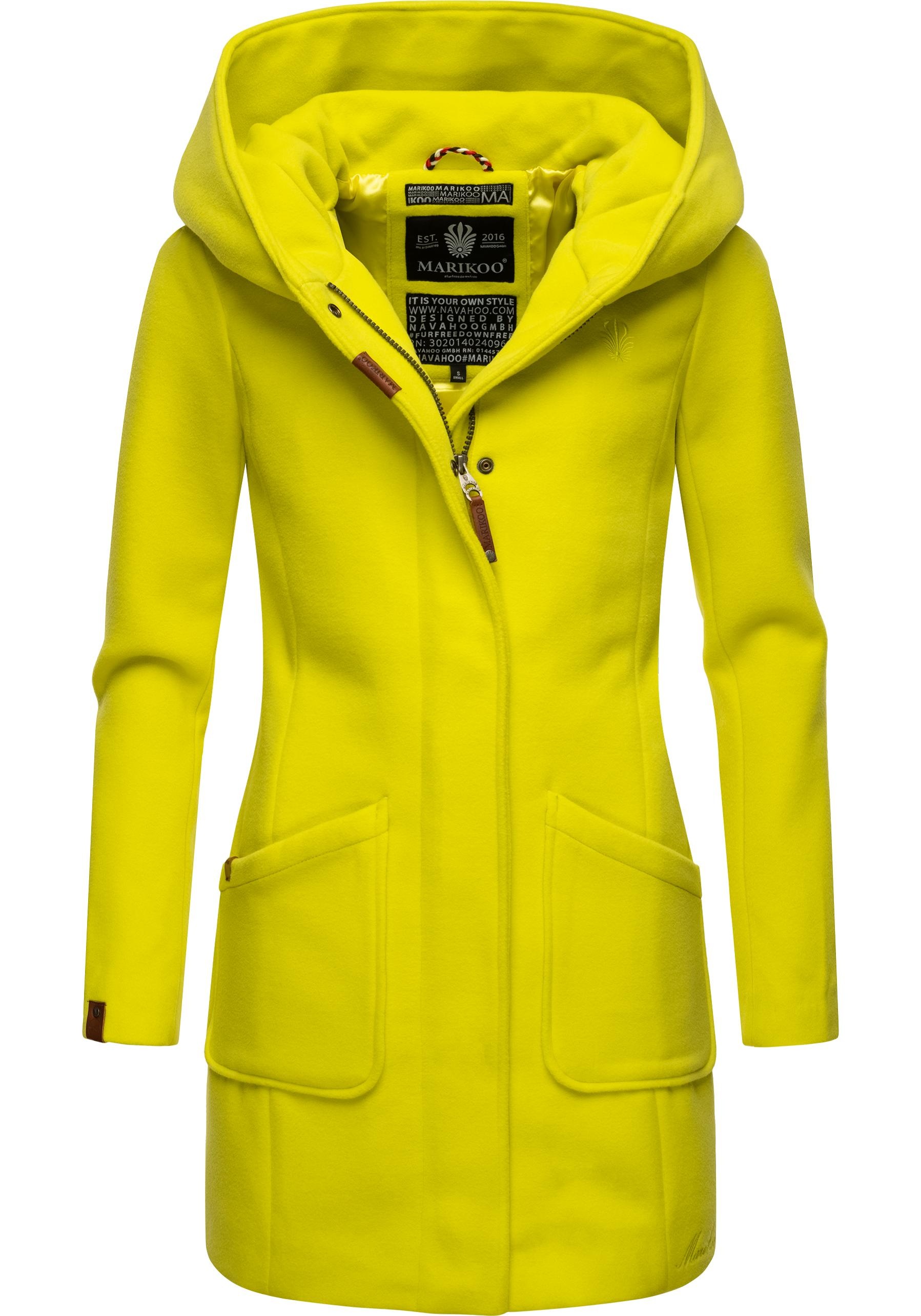Marikoo Wintermantel "Maikoo" hochwertiger Mantel in Wollmantel-Optik mit g günstig online kaufen