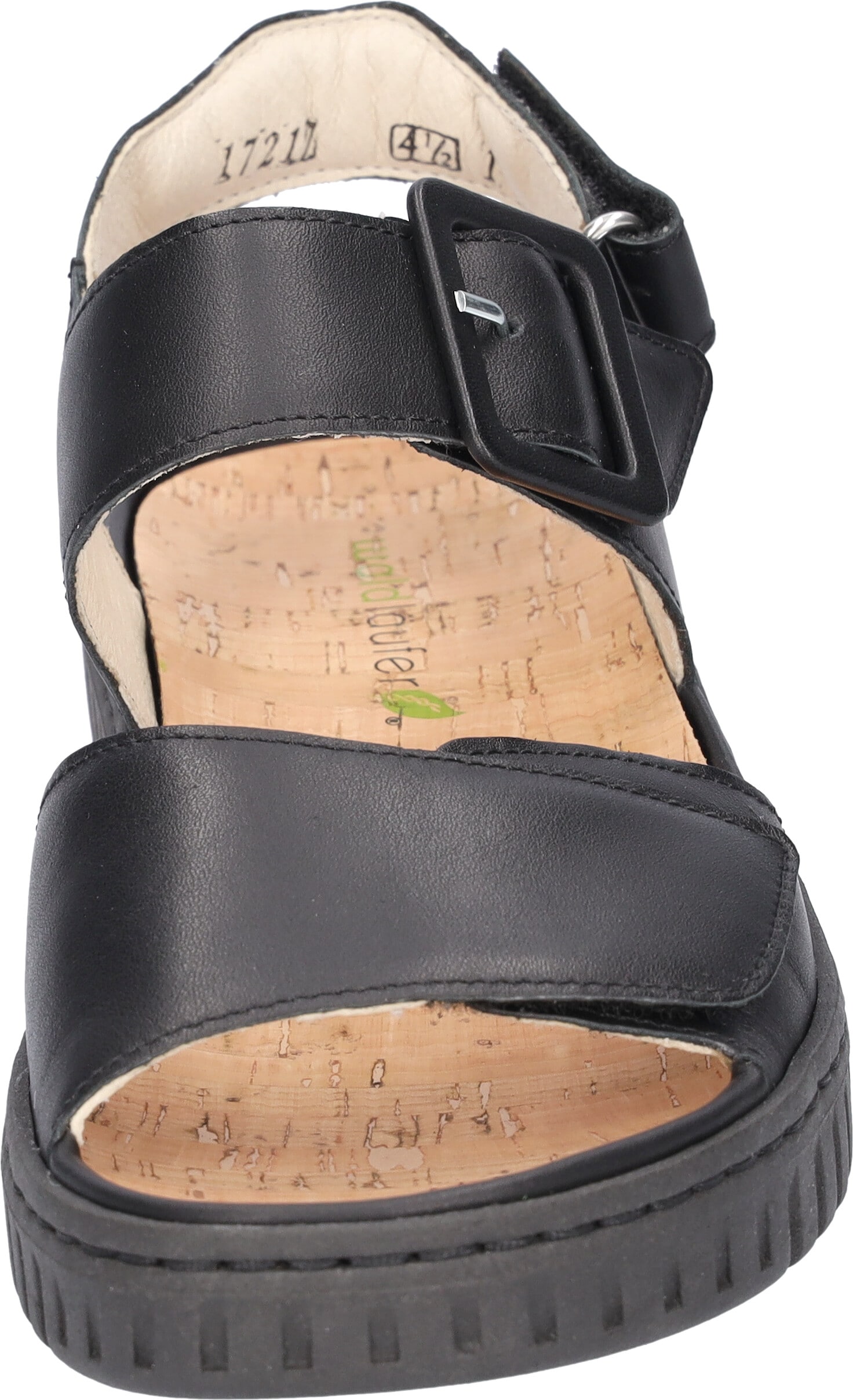 Waldläufer Plateausandale »H-WILLOW«, Sommerschuh, Klettschuh, Bequemschuh mit Korkfußbett, H-Weite