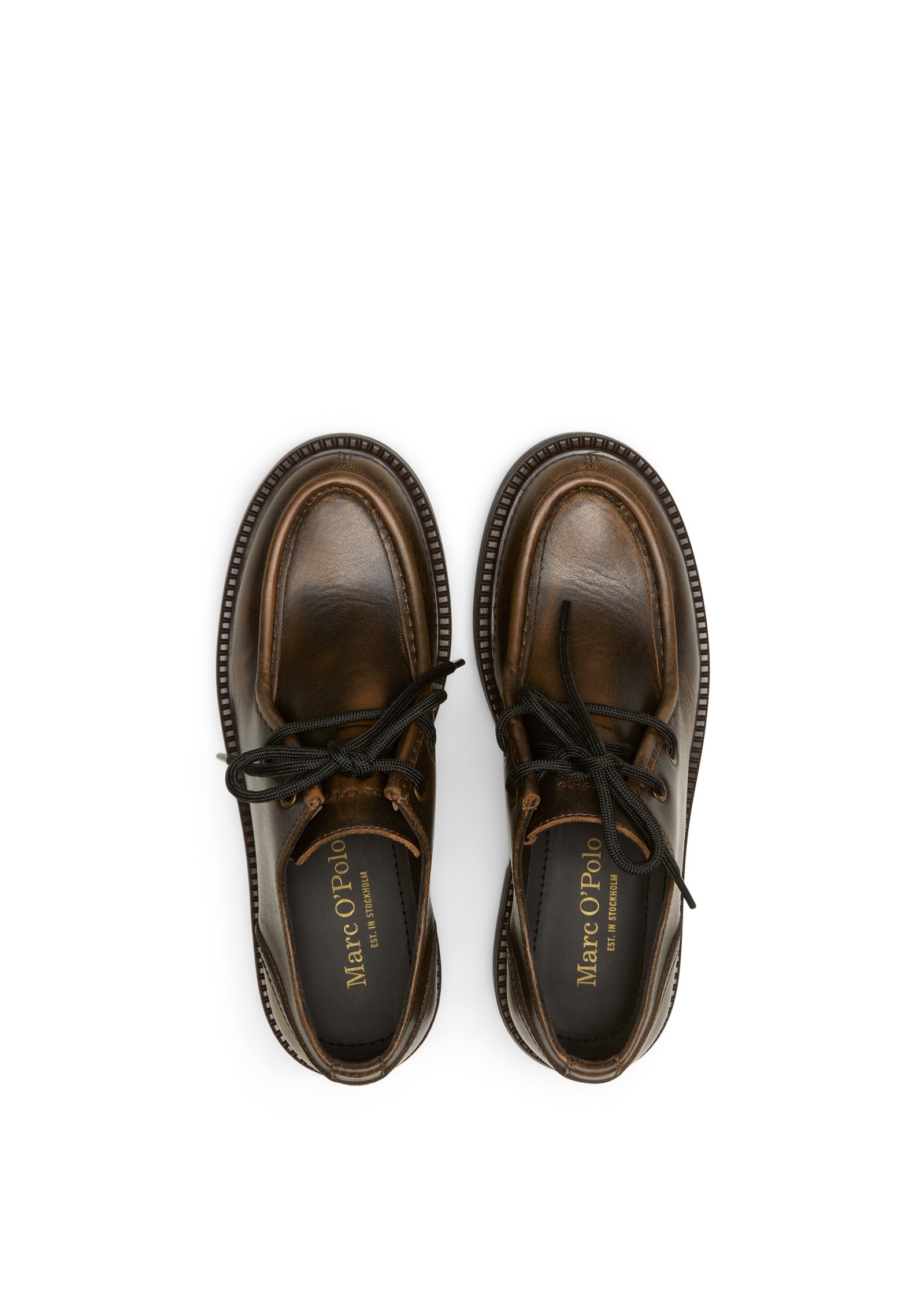 Marc O'Polo Schlupfboots »aus Rindleder im Vintage-Look«