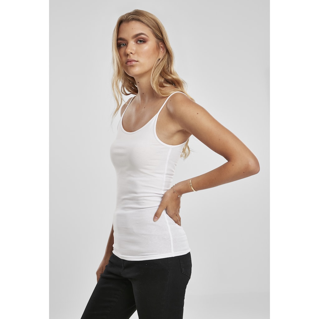 URBAN CLASSICS Muskelshirt »Urban Classics Damen Ladies Basic Top 2-Pack«, (1 tlg.)