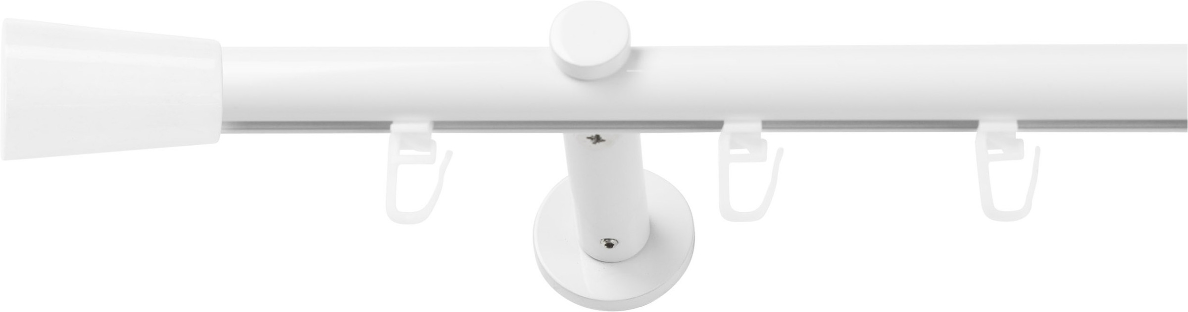 SN DECO GROUP Gardinenstange Ø 19 mm 1 läufig-läufig Fixmaß;kürzbar