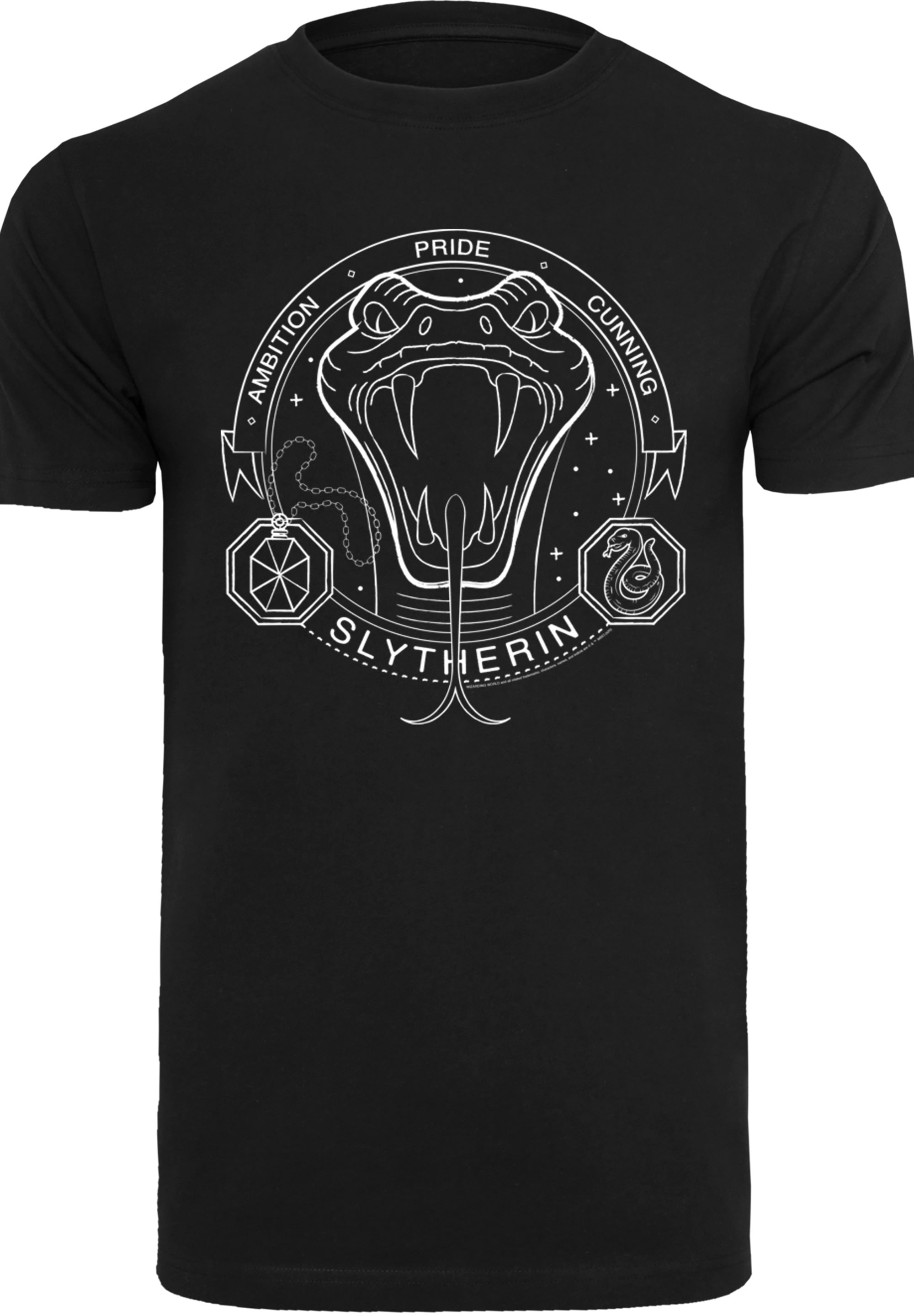 F4NT4STIC T-Shirt »Harry Potter Slytherin Seal«, Print