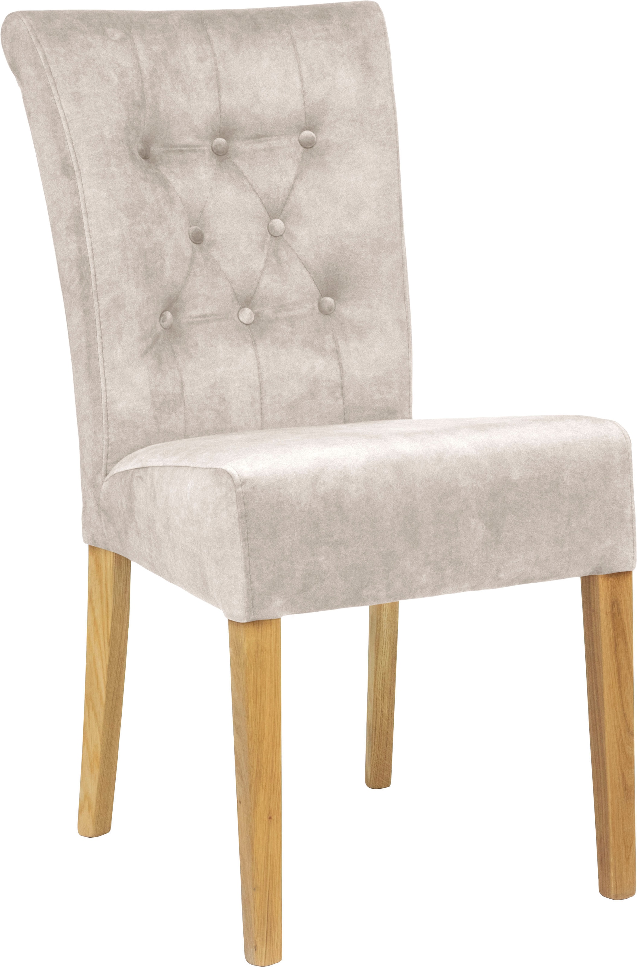 Home affaire Polsterstuhl "Queen", (Set), 2 St., Samtvelours, Esszimmerstuh günstig online kaufen