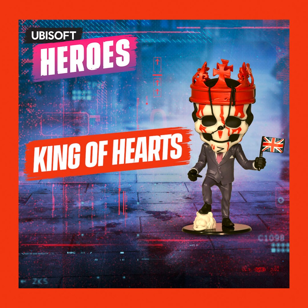 UBISOFT Spielfigur »Ubisoft Heroes - Watch Dogs: Legion King of Hearts Figur«