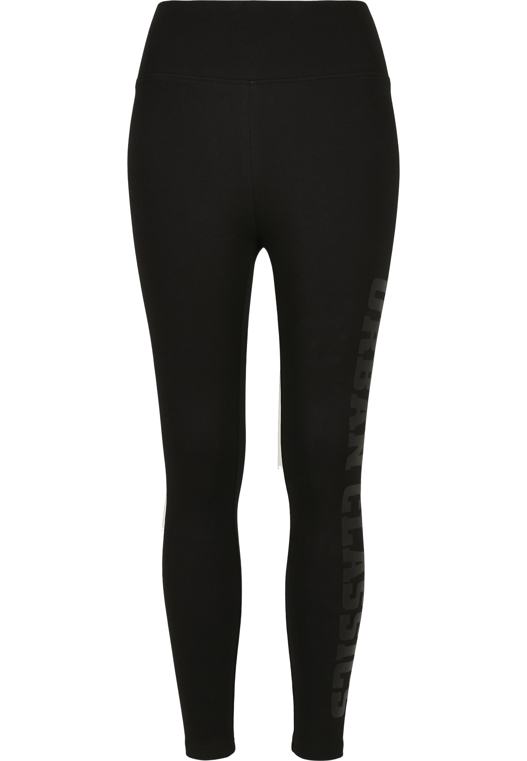 URBAN CLASSICS Leggings "Urban Classics Damen Ladies High Waist Branded Leg günstig online kaufen