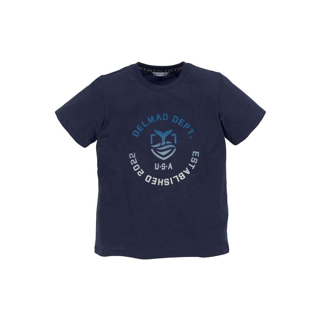 DELMAO T-Shirt »für Jungen«, mit Logo-Print. NEUE MARKE