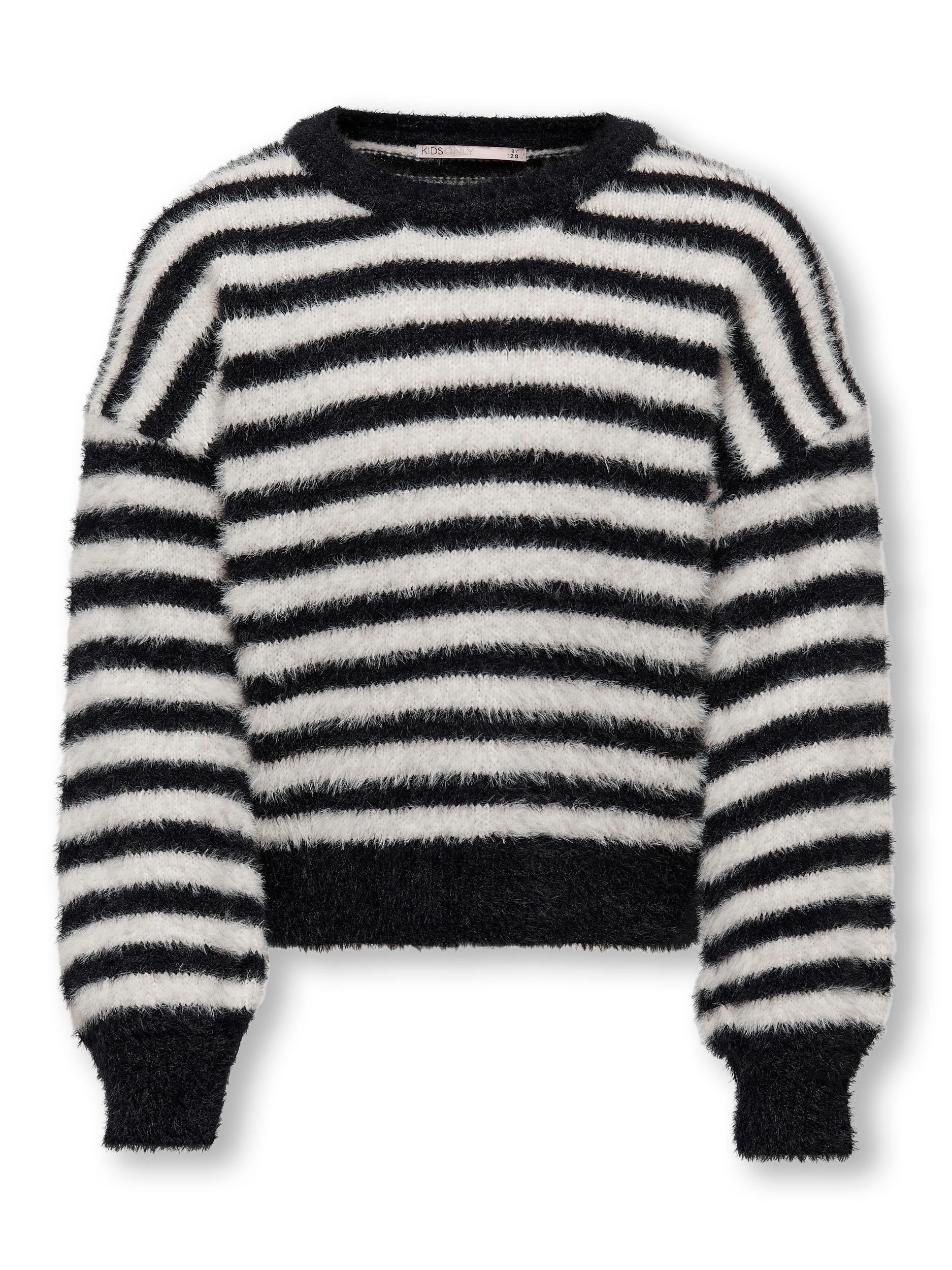KIDS ONLY Rundhalspullover »KOGNEWPIUMO L/S PULLOVER CP KNT NOOS«