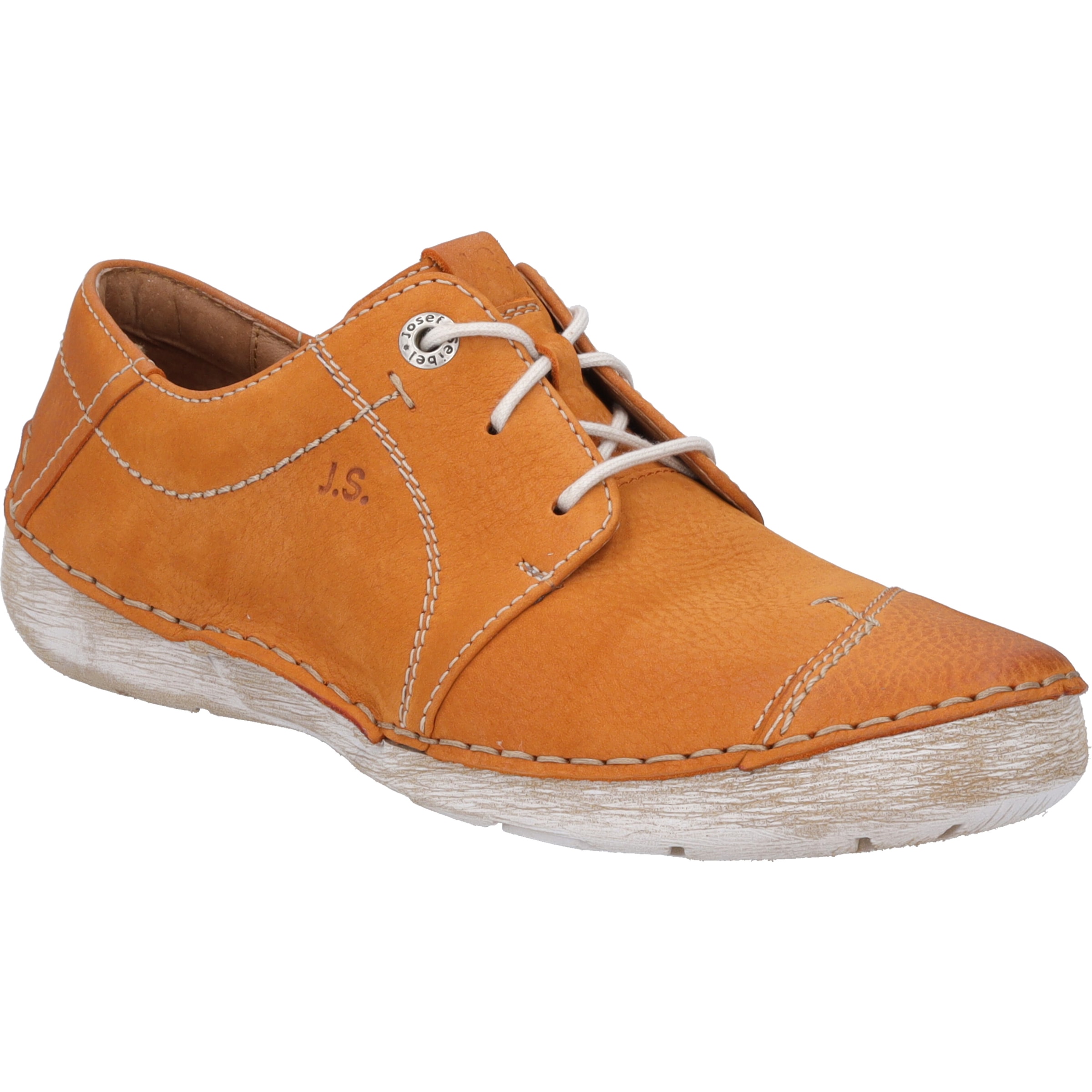 Josef Seibel Schnürschuh "Fergey 20, orange-kombi" günstig online kaufen