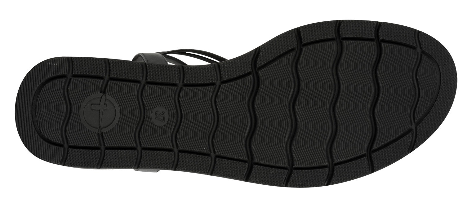 Tamaris Keilsandalette, Riemchensandale, Sommerschuh mit Flechtriemchen